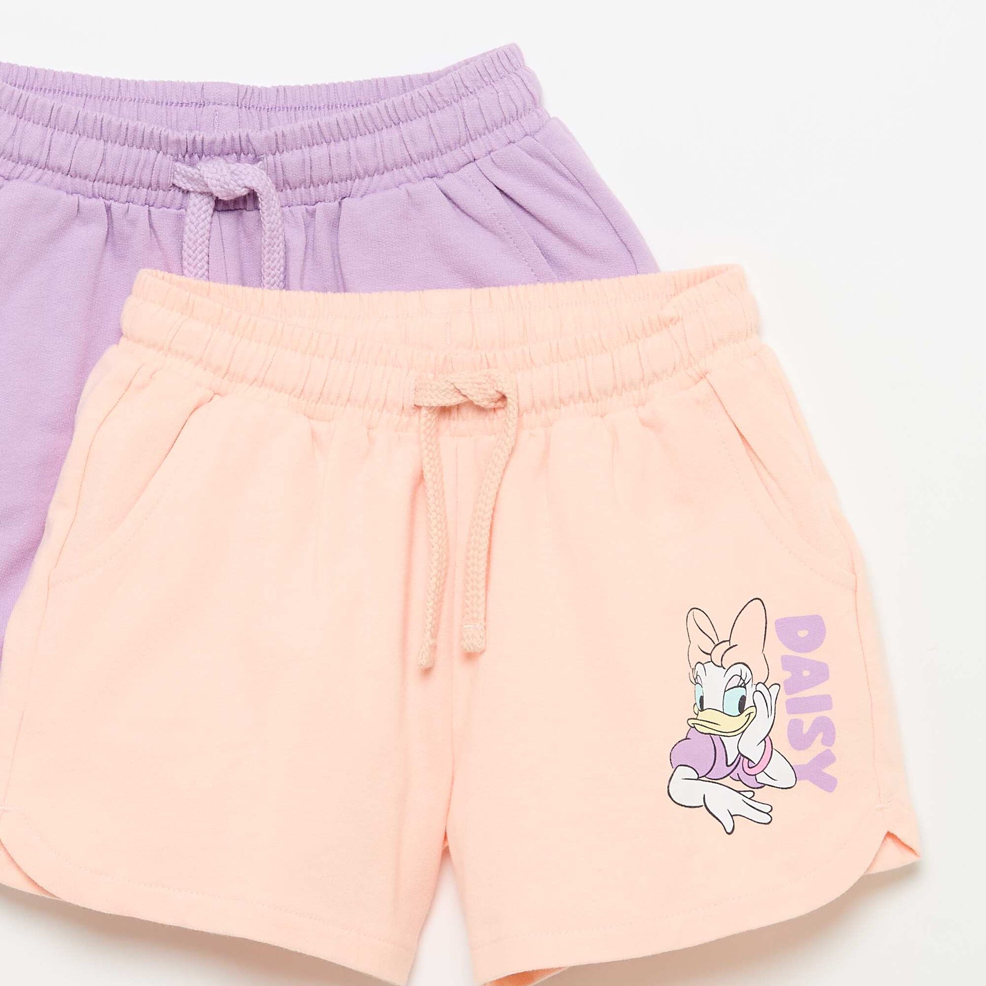 2-pack of 'Disney' unbrushed fleece shorts PURPLE