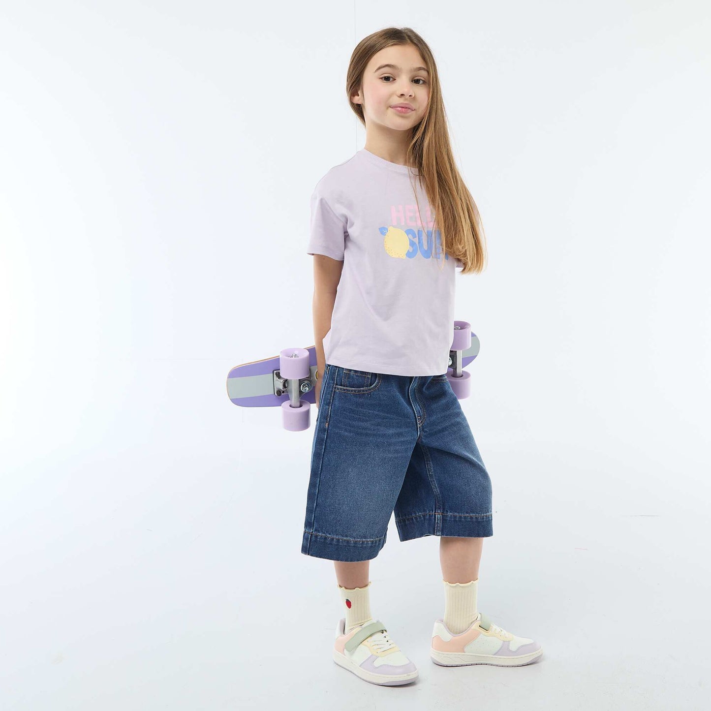 Denim Bermuda Shorts BLUE