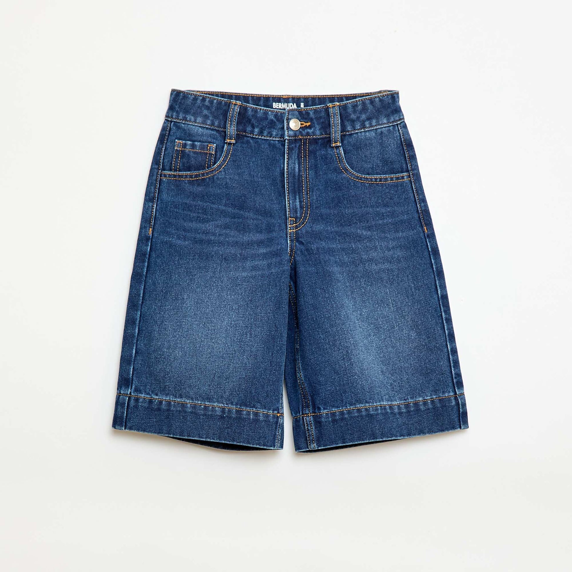Denim Bermuda Shorts BLUE