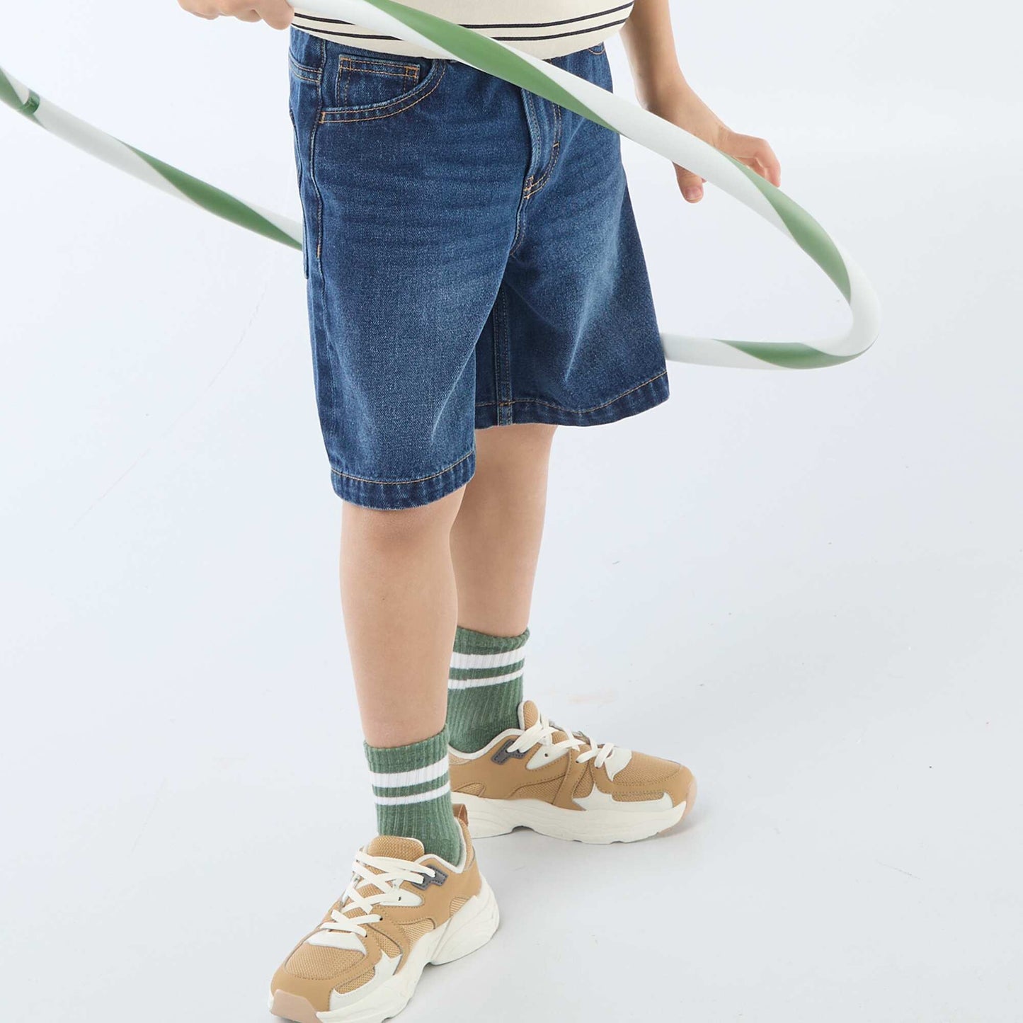 Denim Bermuda Shorts BLUE