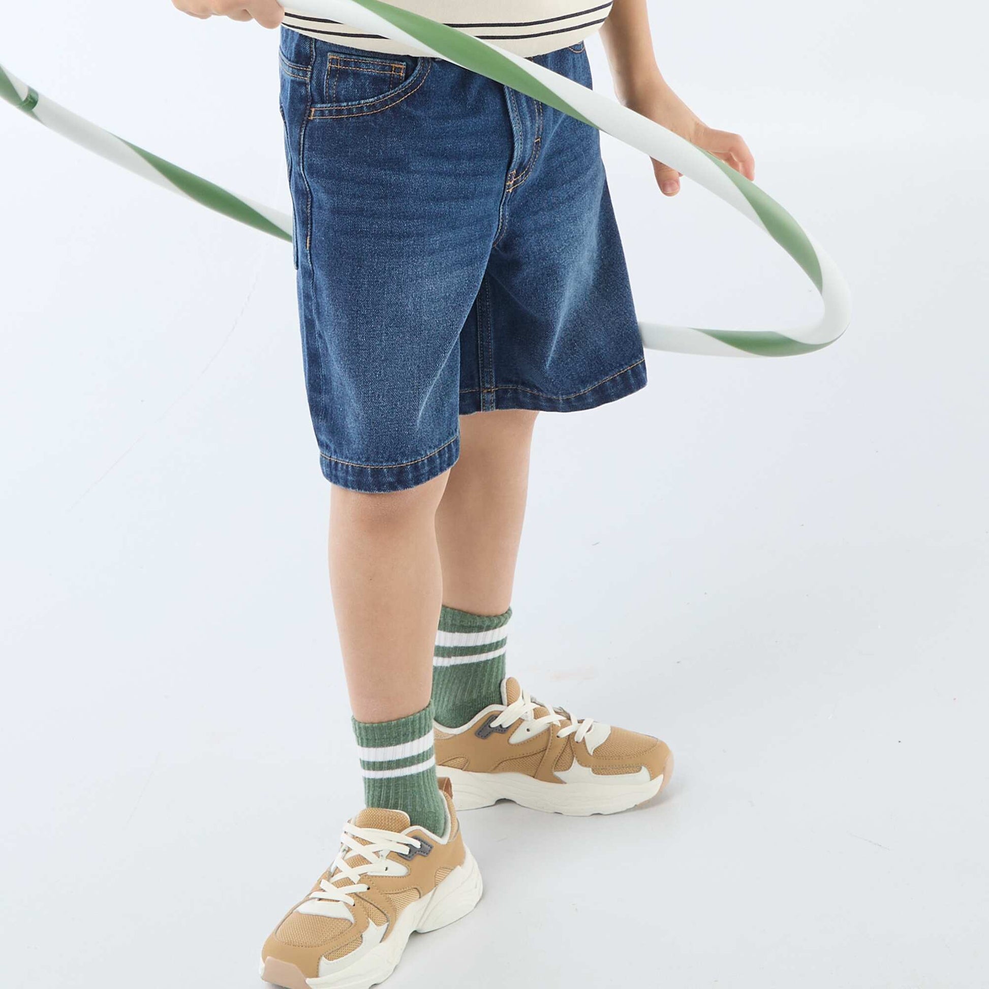 Denim Bermuda Shorts BLUE