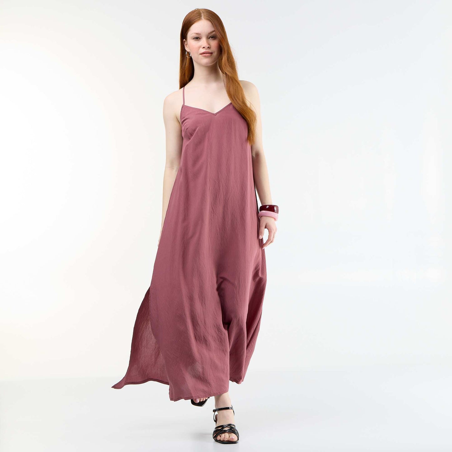 Fluid long dress PINK