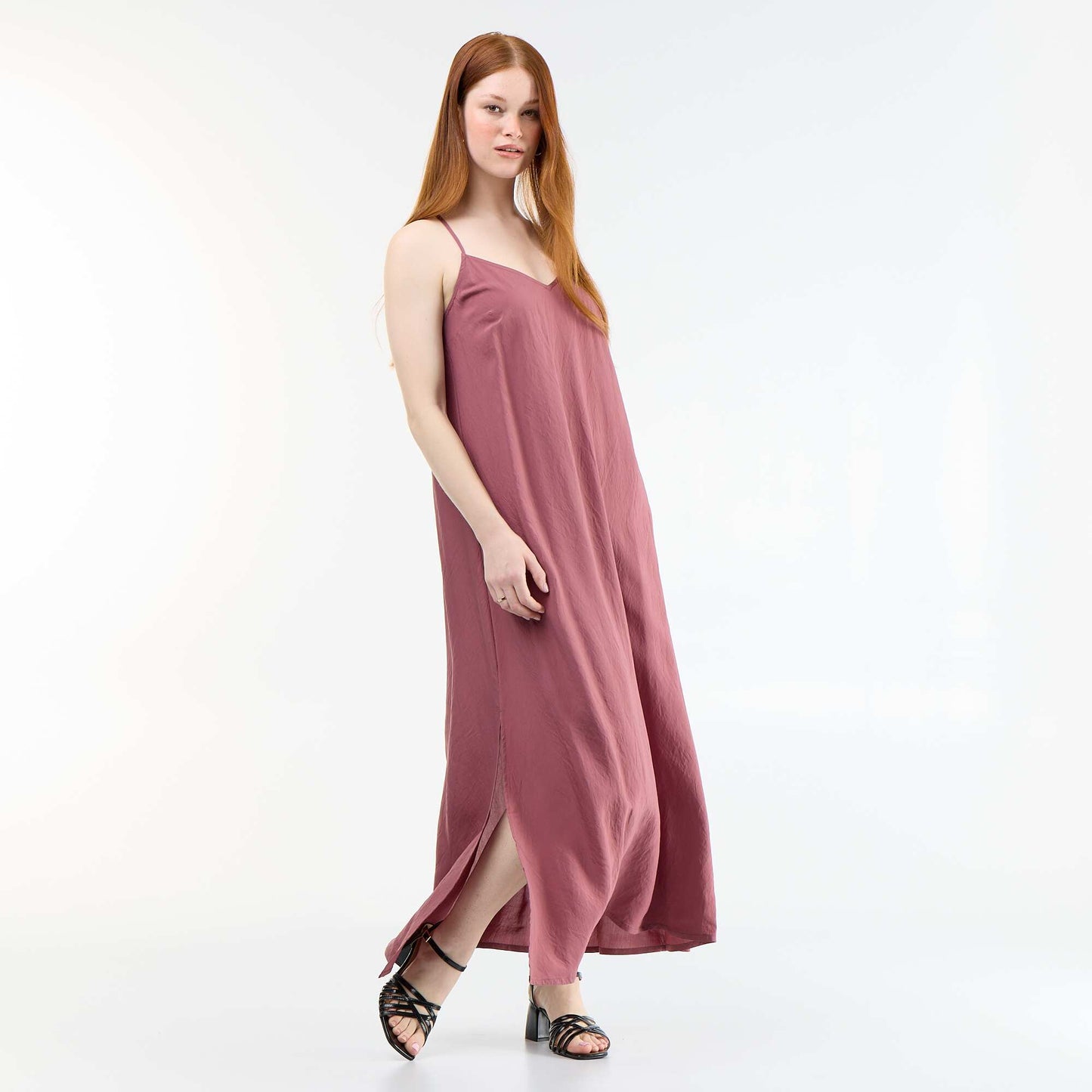 Fluid long dress PINK