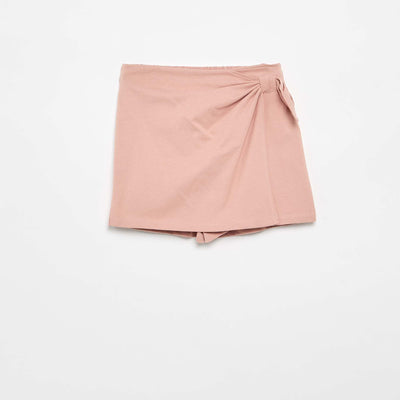 Skirt with Fancy Bow PINK
