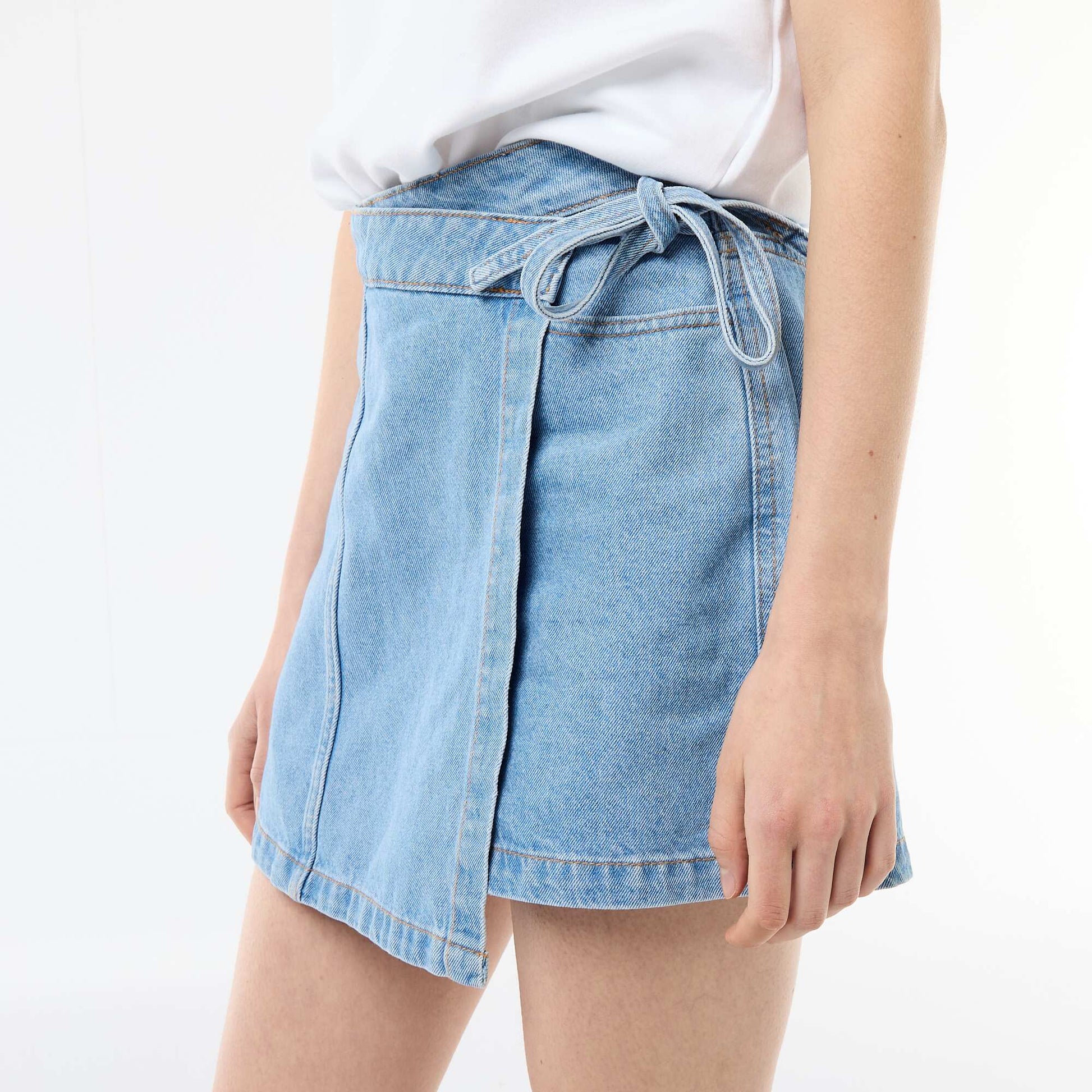 Denim Skort BLUE