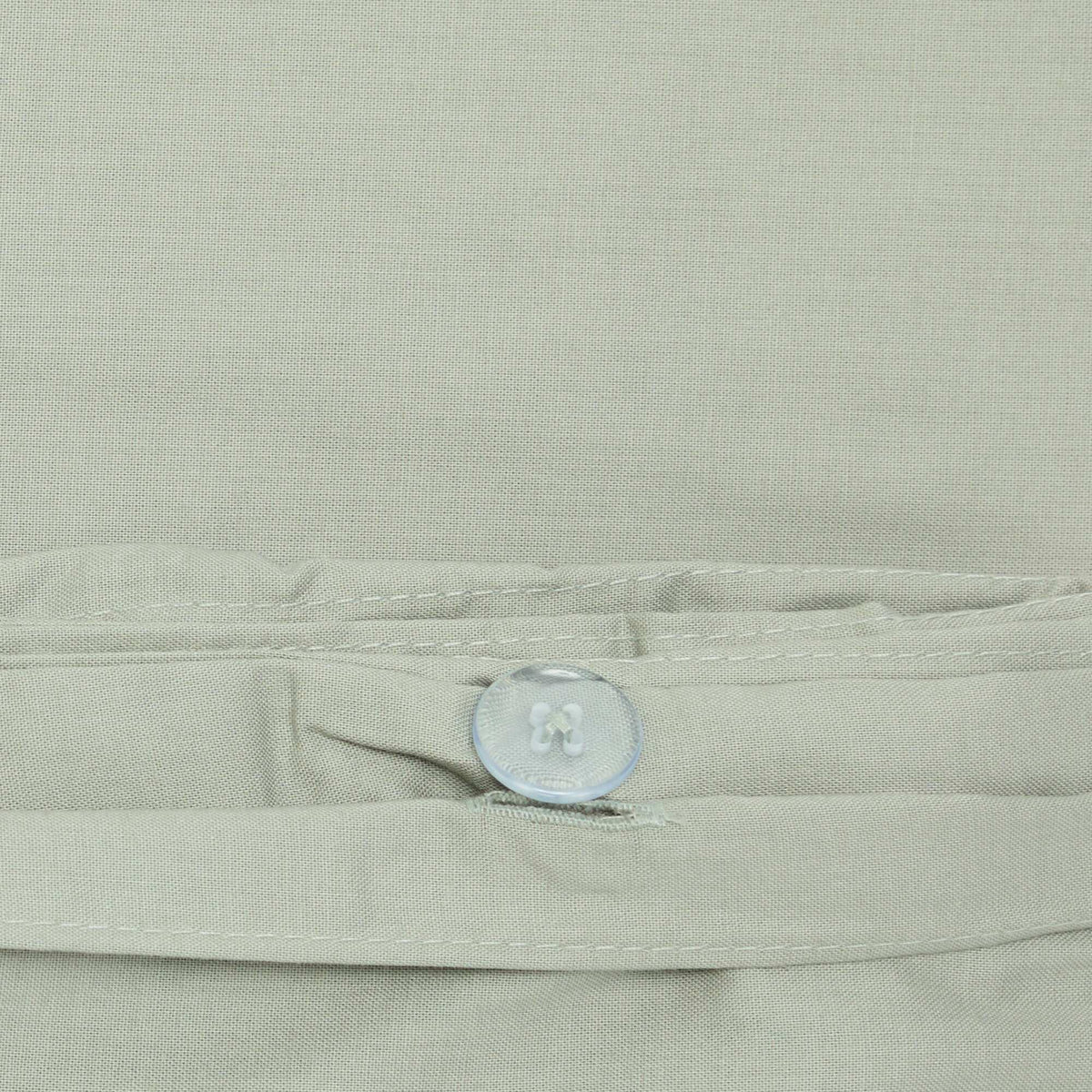 Cotton Duvet Cover Set 240 x 220 cm GREEN
