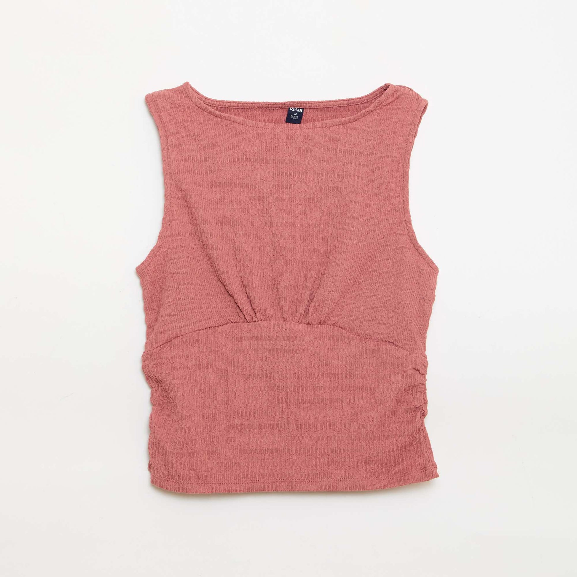 Fitted Crêpe Top PINK