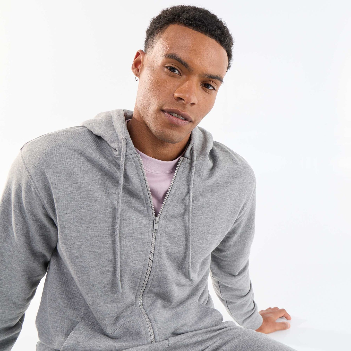 French Terry Hoodie GREY
