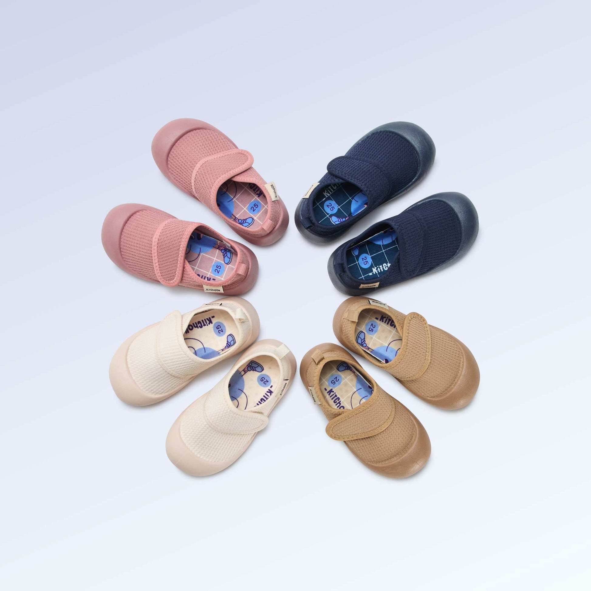 Kitchoun Motor Skills Slippers - Stage 4 'Walking' BLUE