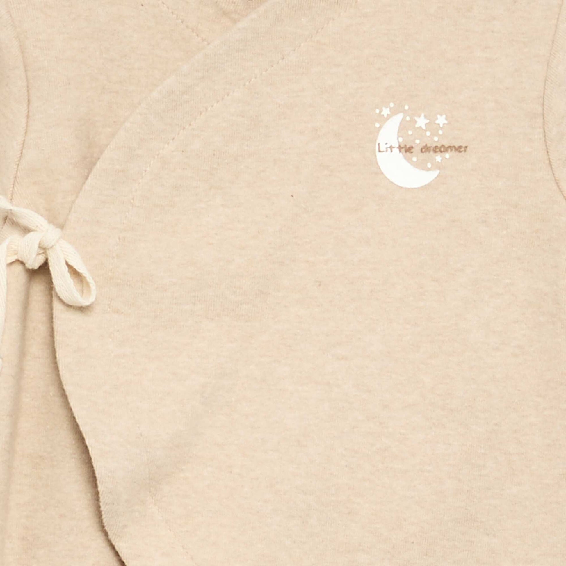 Footless Sleepsuit BEIGE