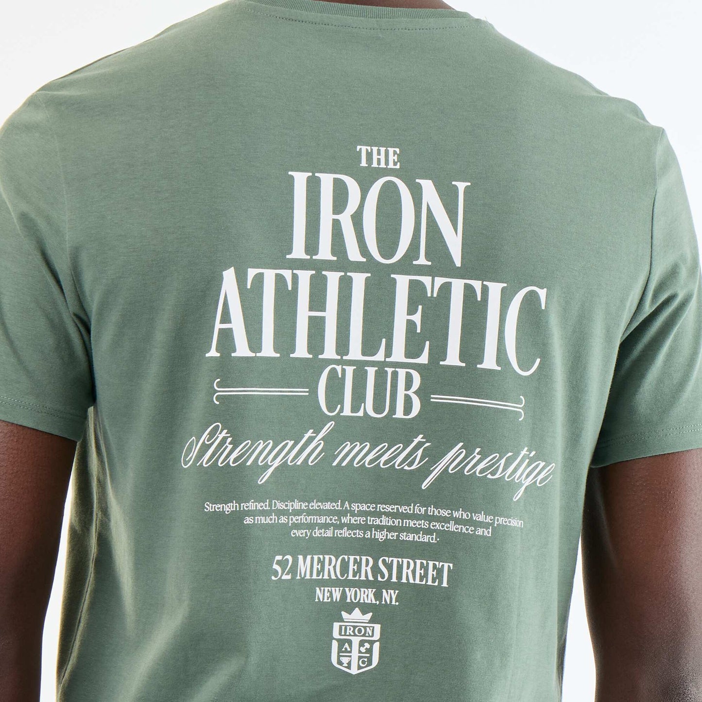 Short-sleeved graphic print T-shirt GREEN