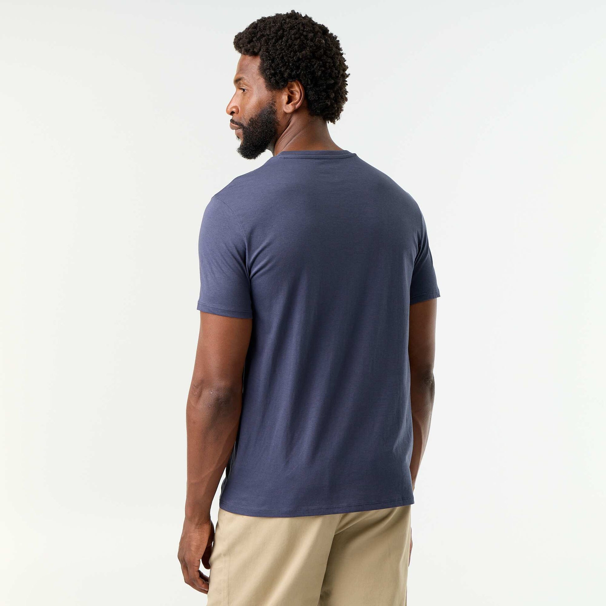 Short-sleeved graphic T-shirt BLUE