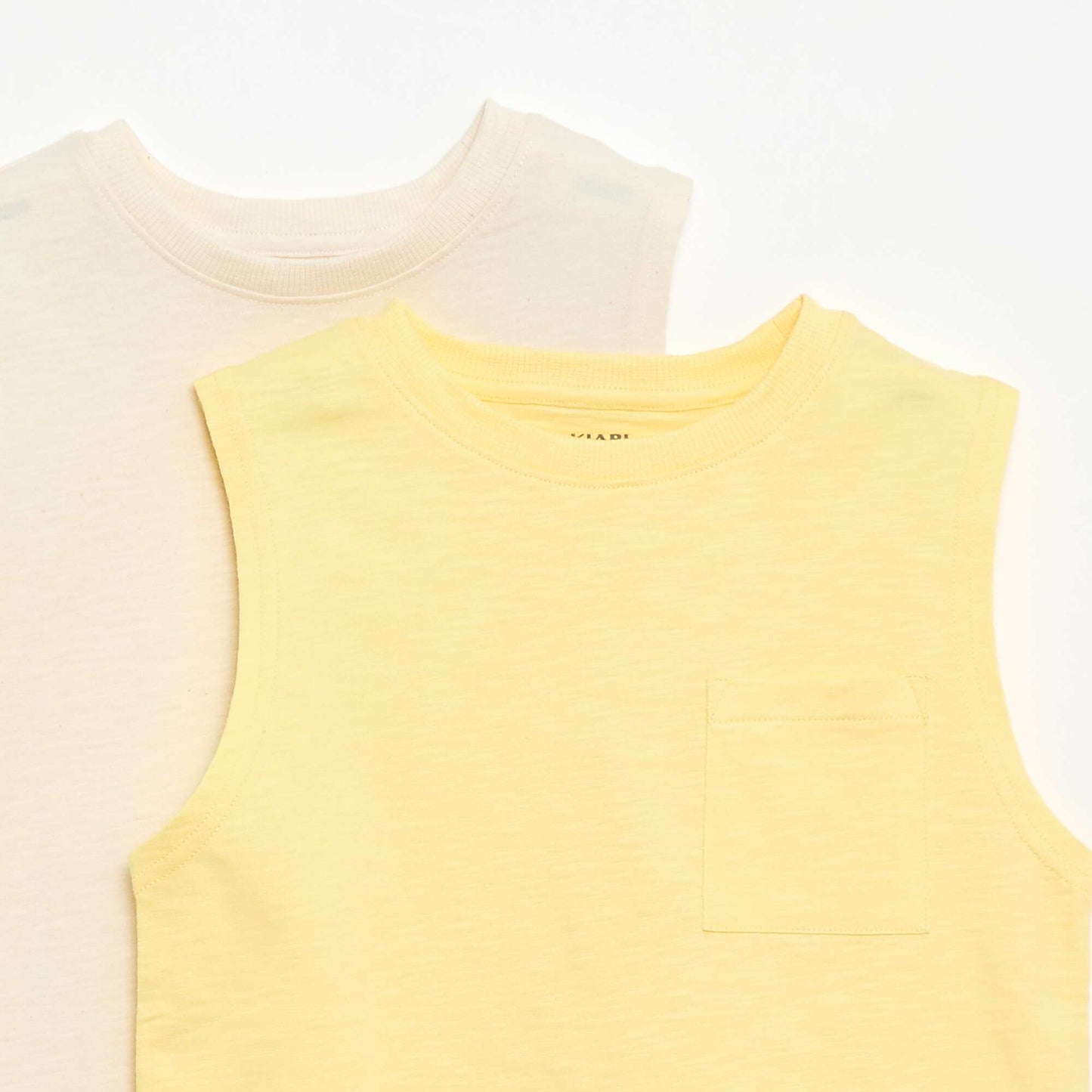 2-Pack Tank Tops with Chest Pocket YELLOW