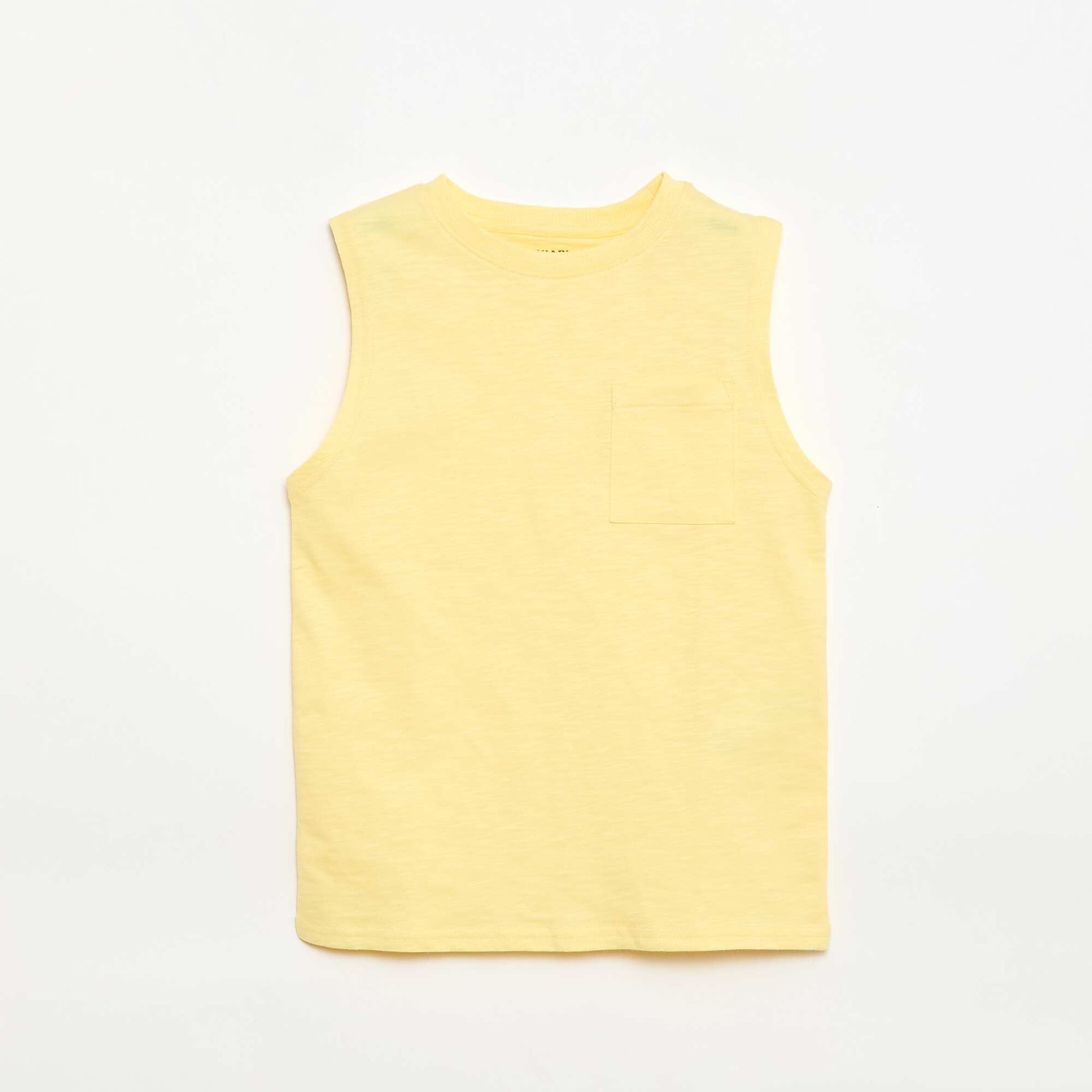 2-Pack Tank Tops with Chest Pocket YELLOW