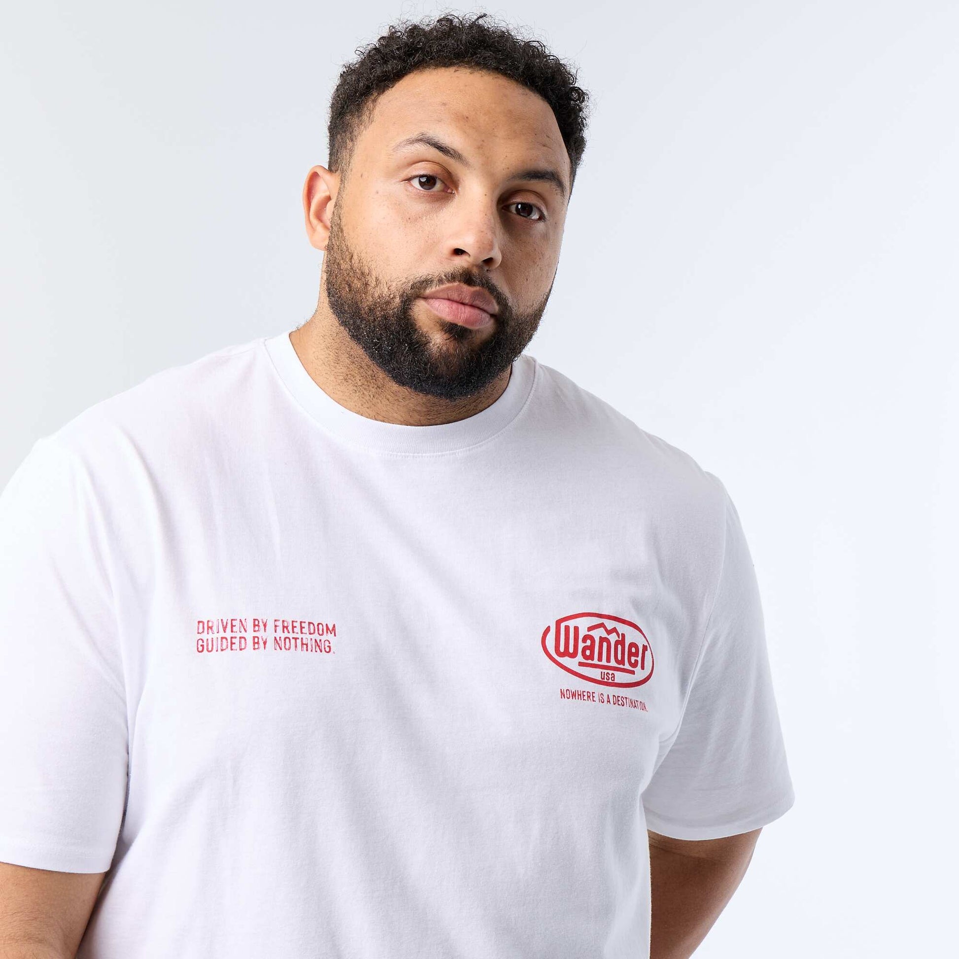 Short-sleeved printed T-shirt WHITE