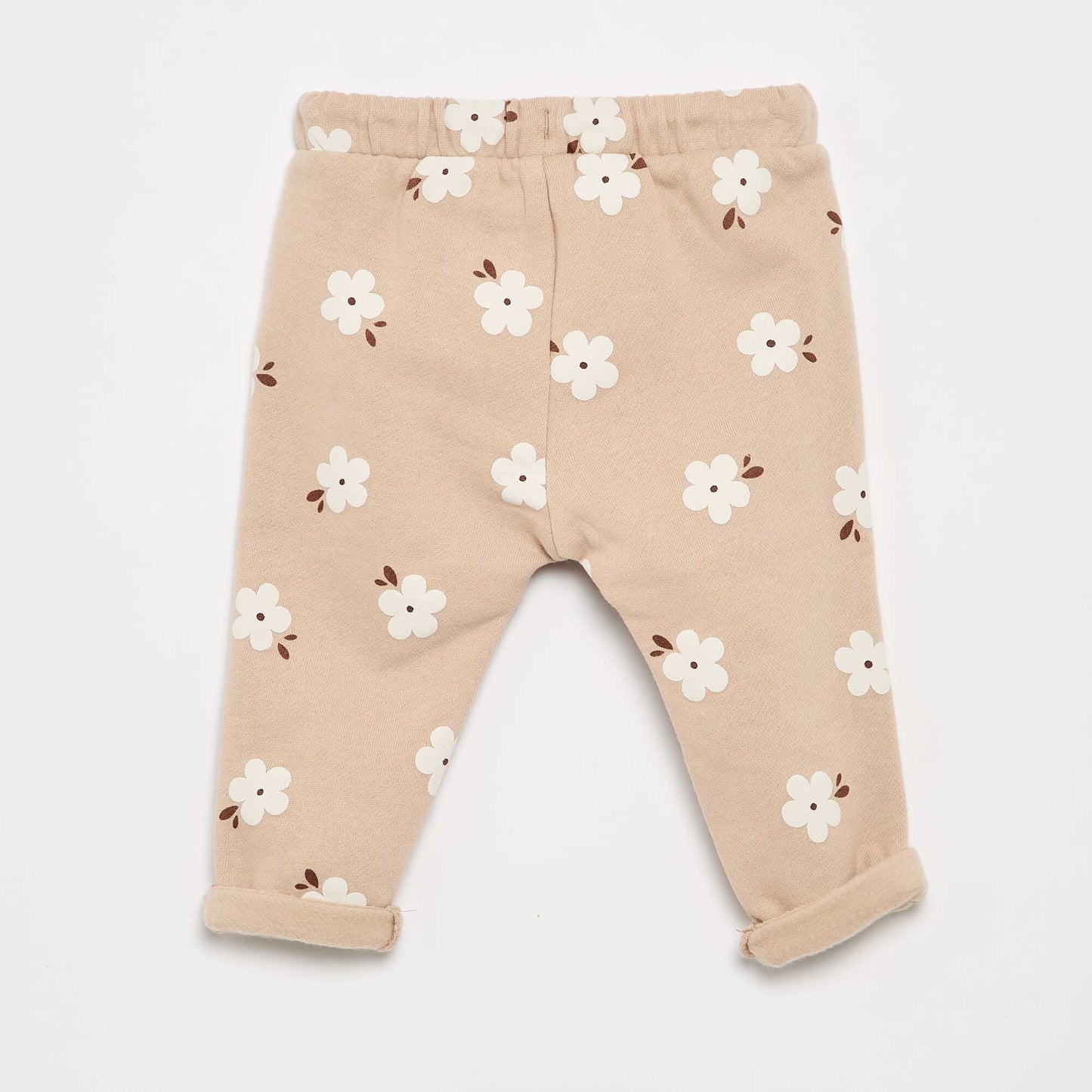 Patterned jogging pants BEIGE