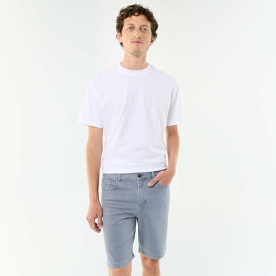 5-pocket denim shorts GREY