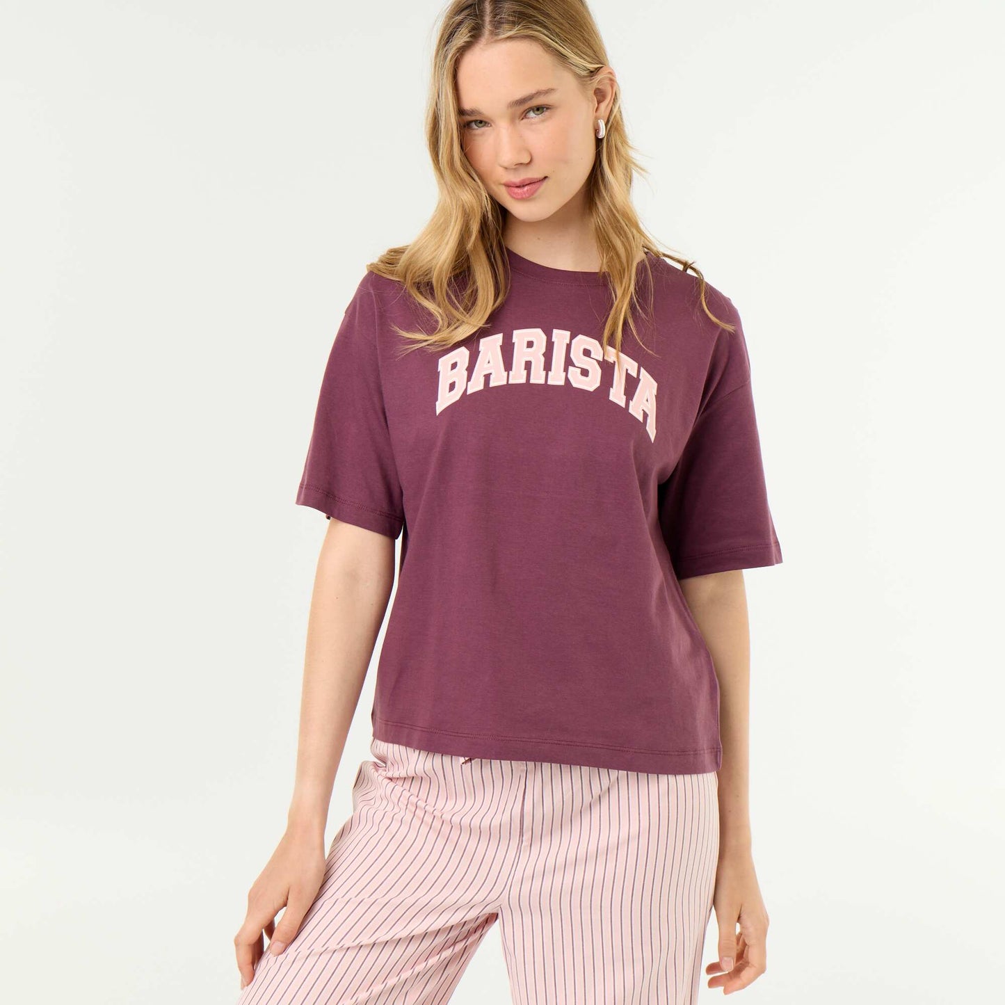 Cotton Pyjama Set - T-shirt & Pants BLUE