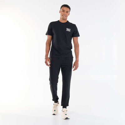 French Terry Jogging Pants BLACK