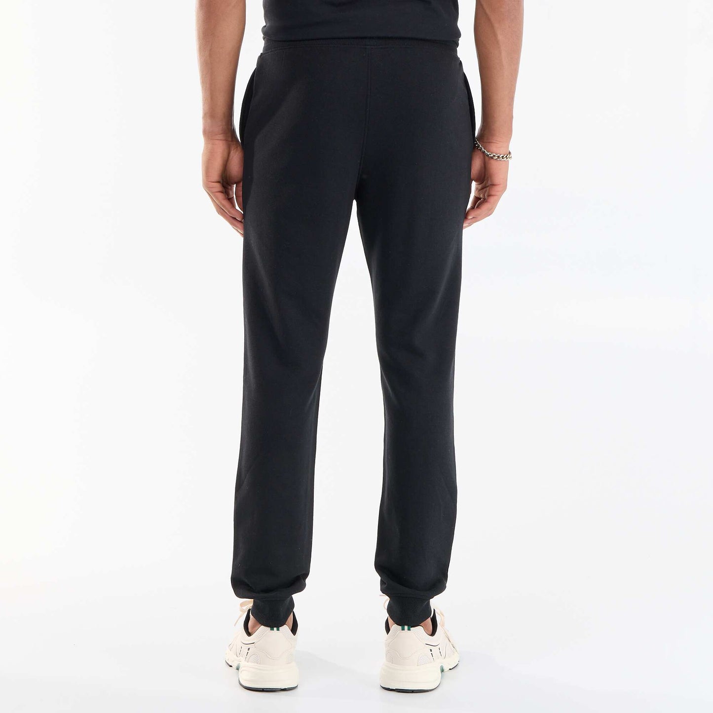 French Terry Jogging Pants BLACK