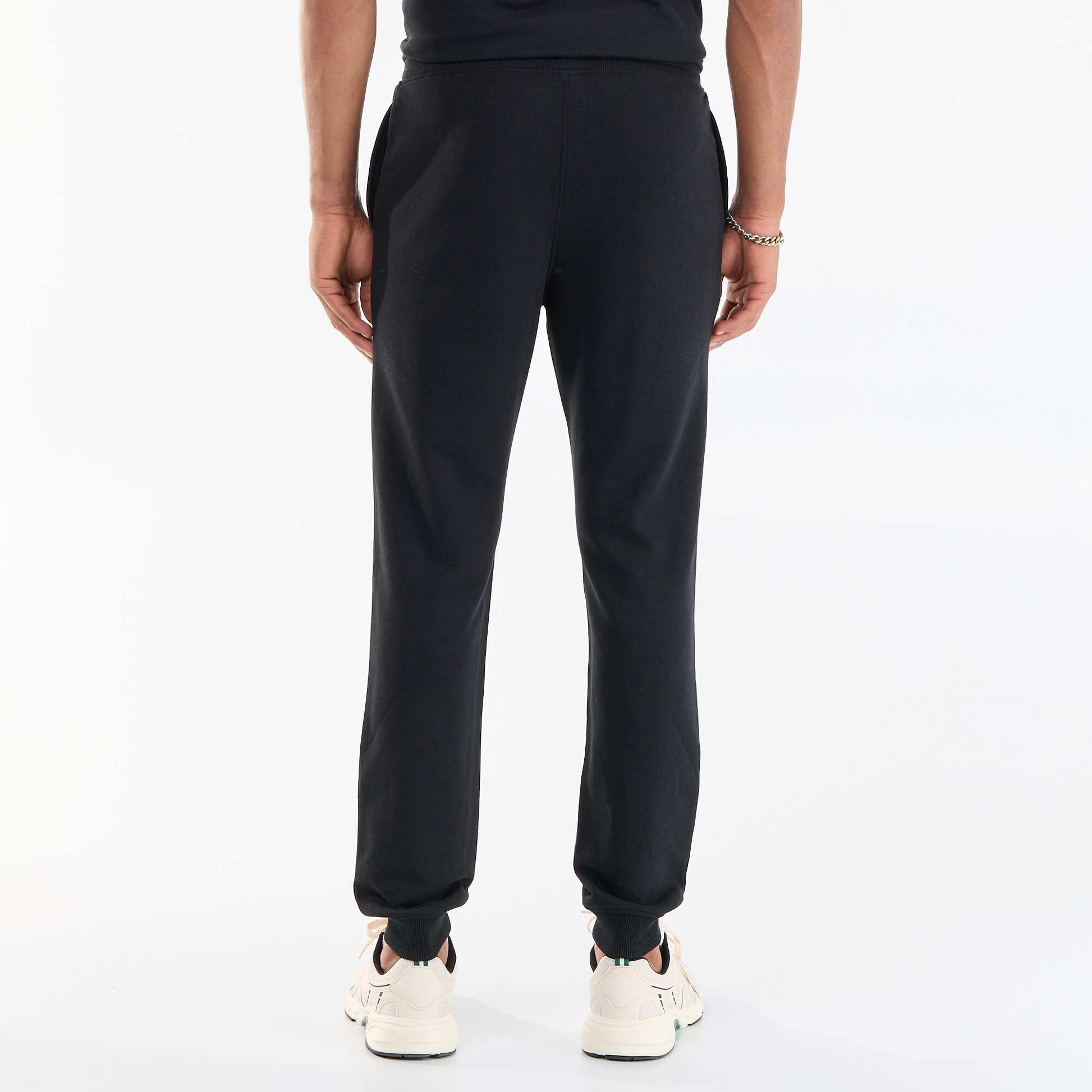 French Terry Jogging Pants BLACK
