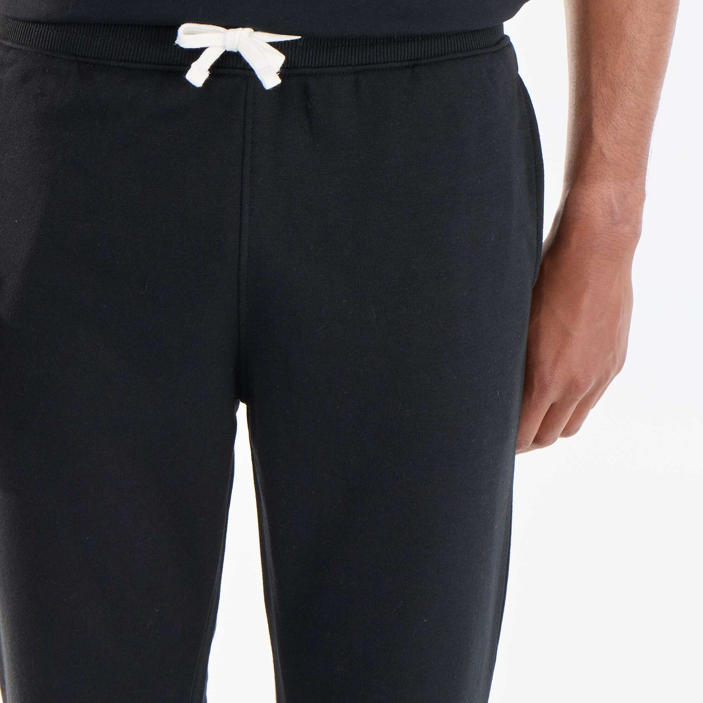 French Terry Jogging Pants BLACK