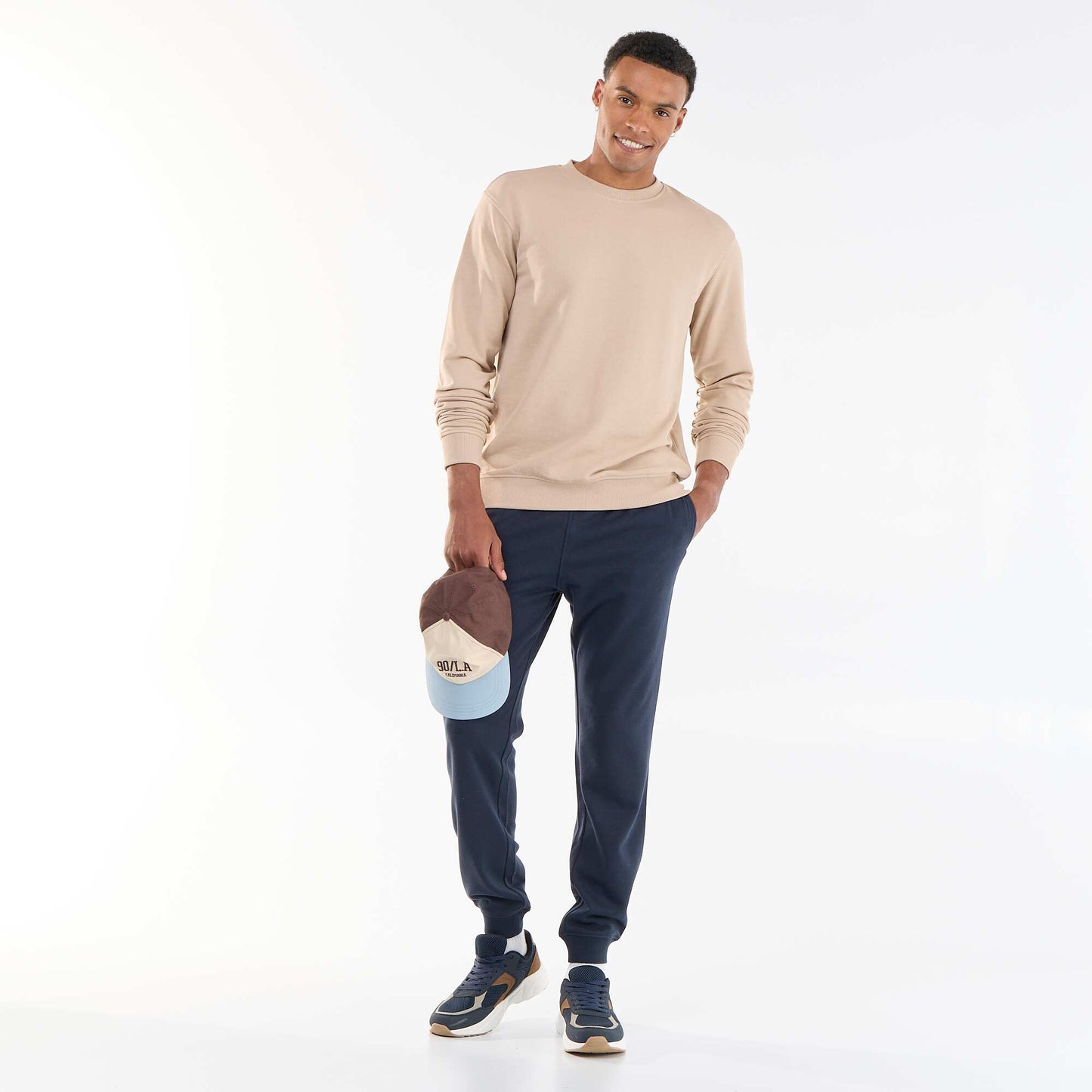 French Terry Jogging Pants BLUE