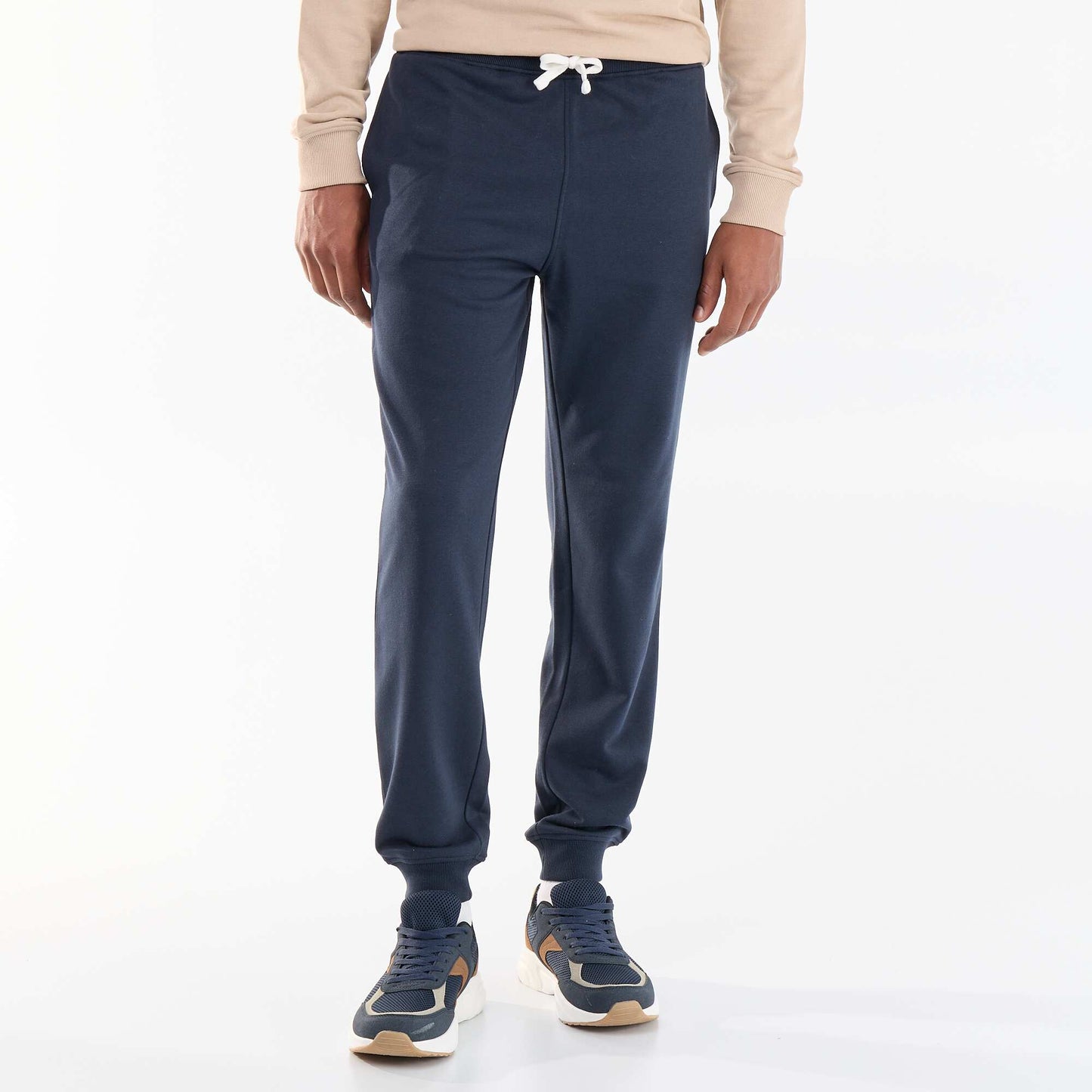 French Terry Jogging Pants BLUE