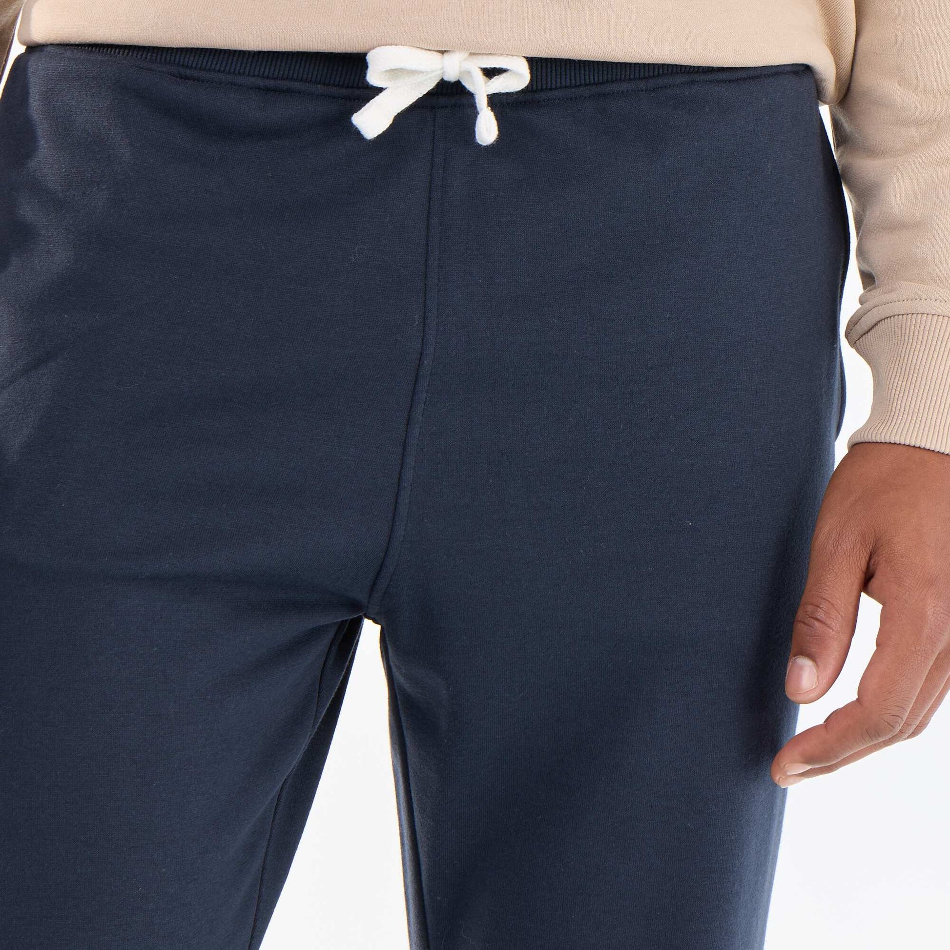 French Terry Jogging Pants BLUE