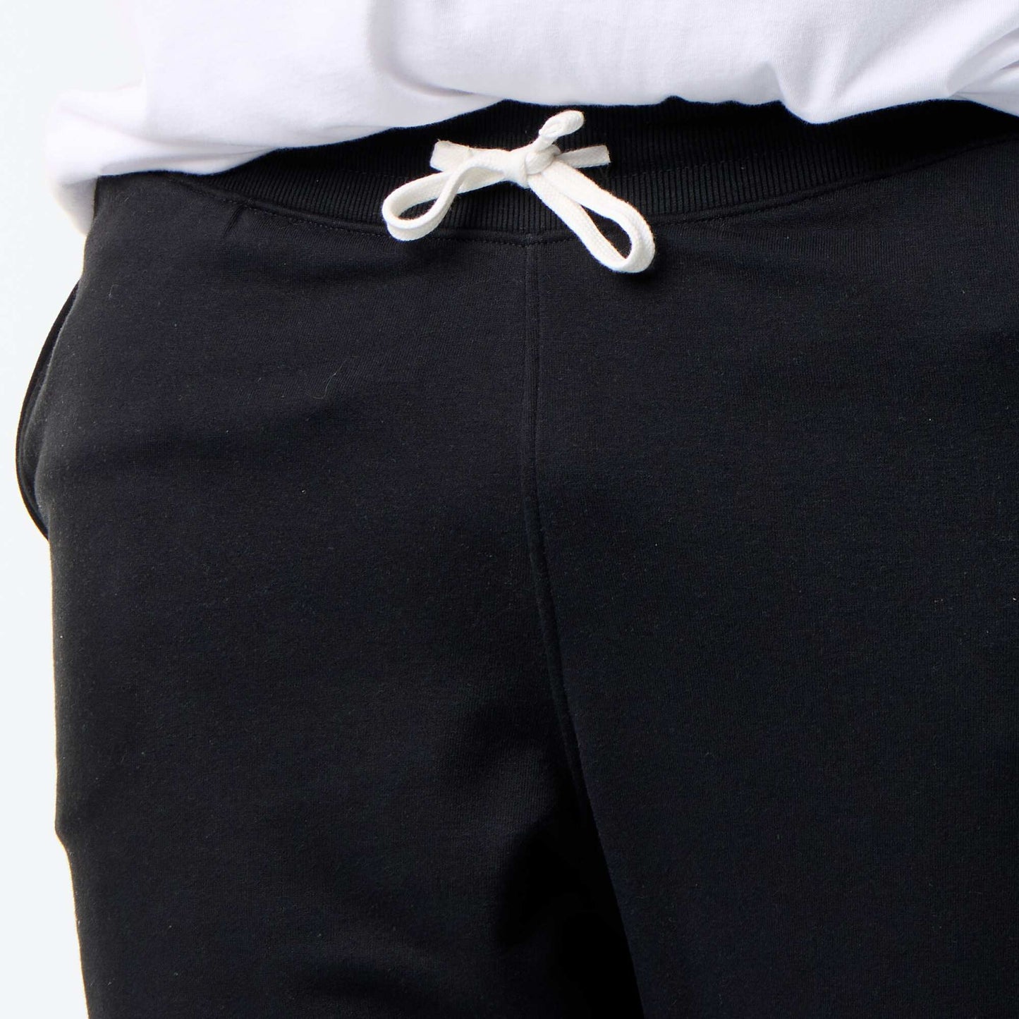 Brushed fleece joggers BLACK
