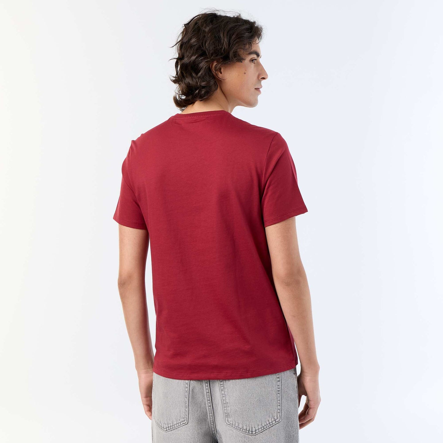 Printed Short-Sleeved T-Shirt RED