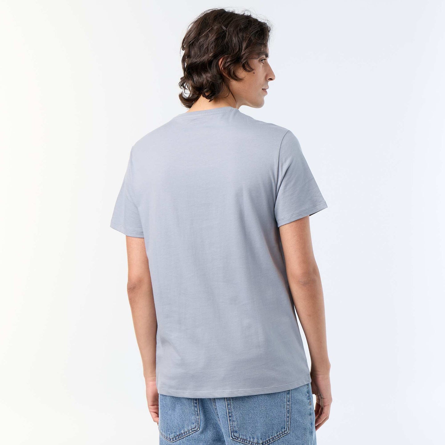 Printed Short-Sleeved T-Shirt GREY
