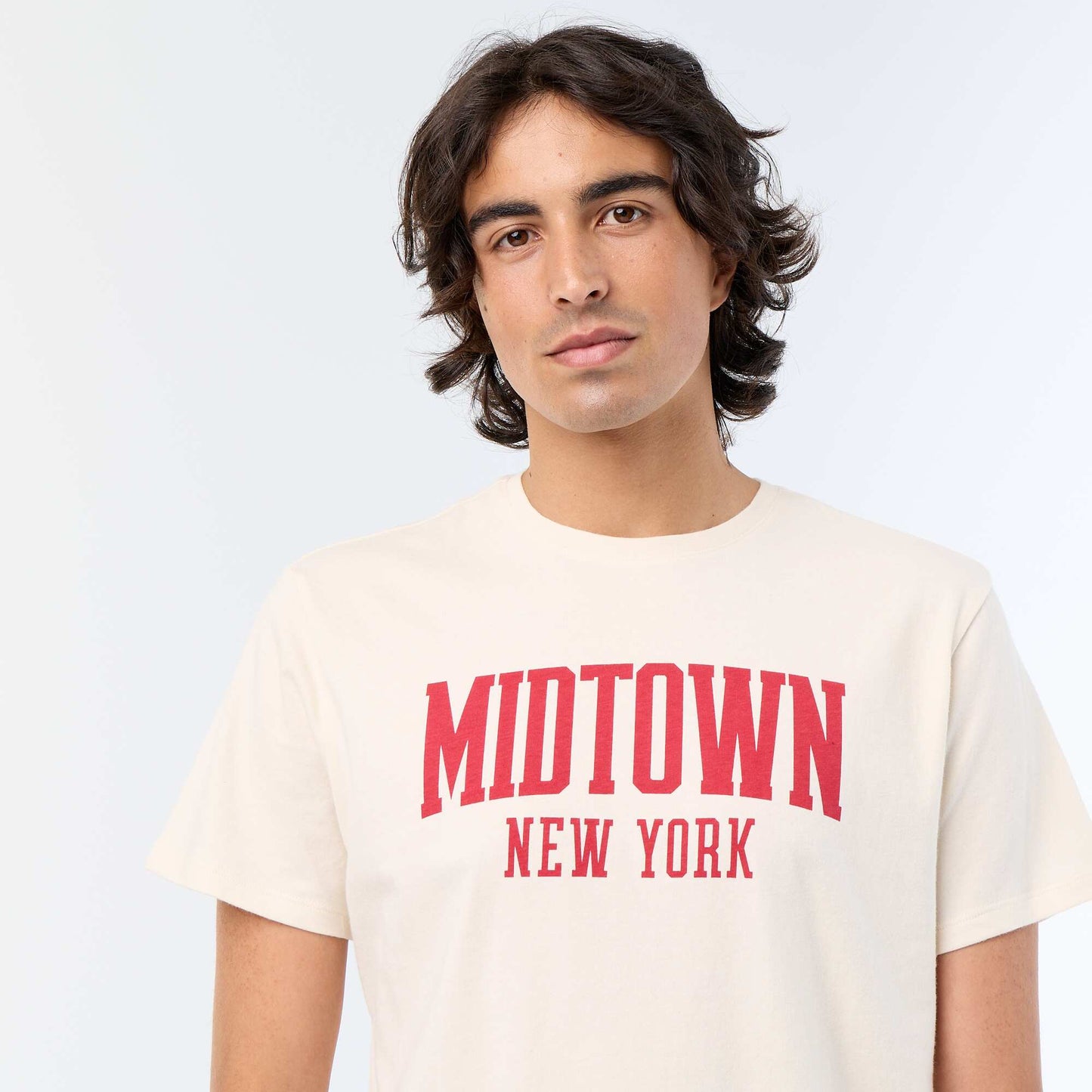 Printed Short-Sleeved T-Shirt WHITE