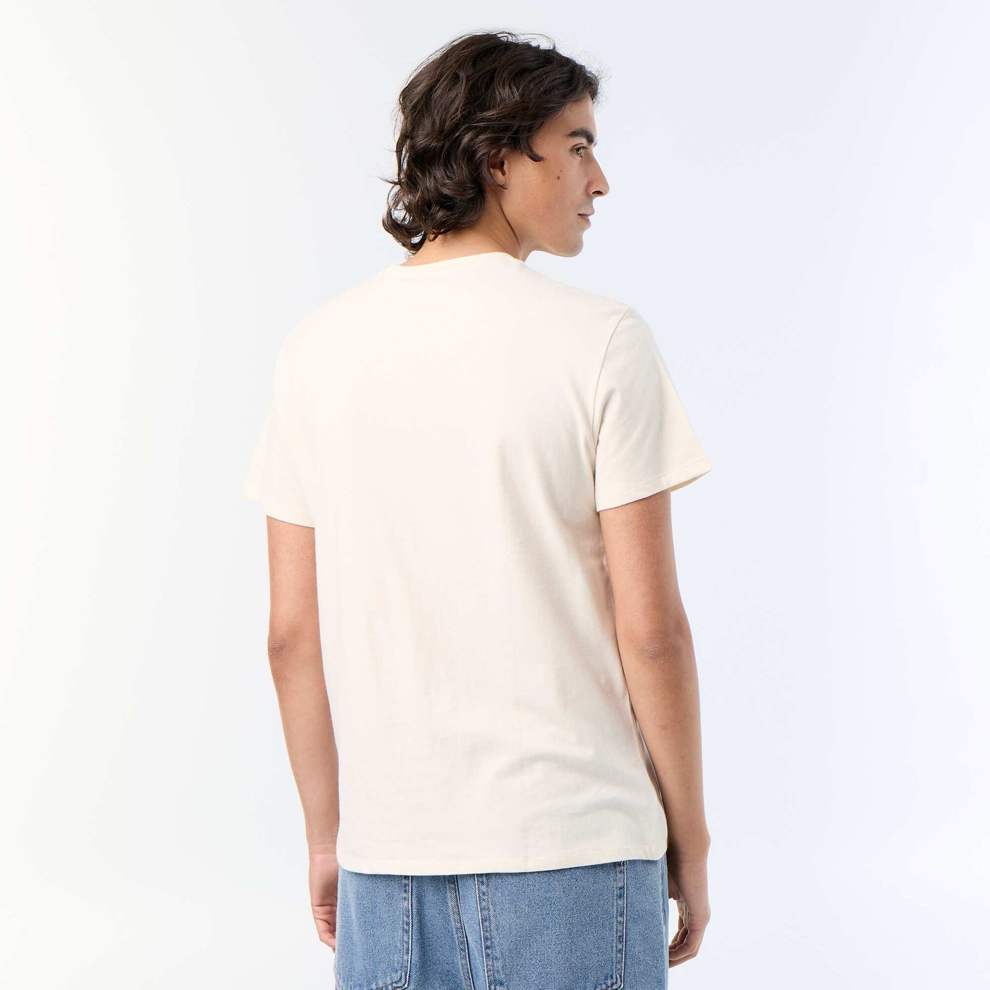 Printed Short-Sleeved T-Shirt WHITE