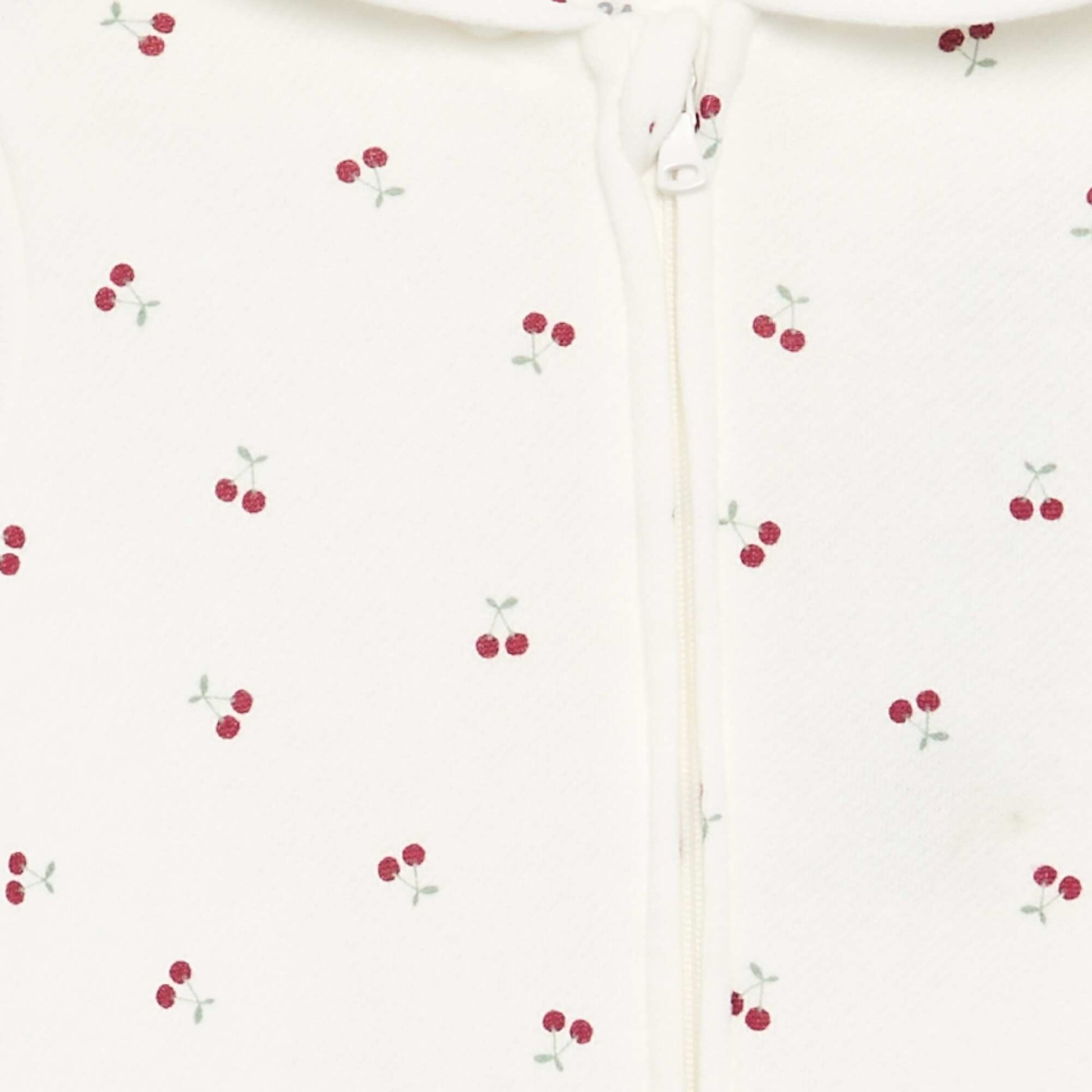 Printed Hooded Sweatshirt WHITE