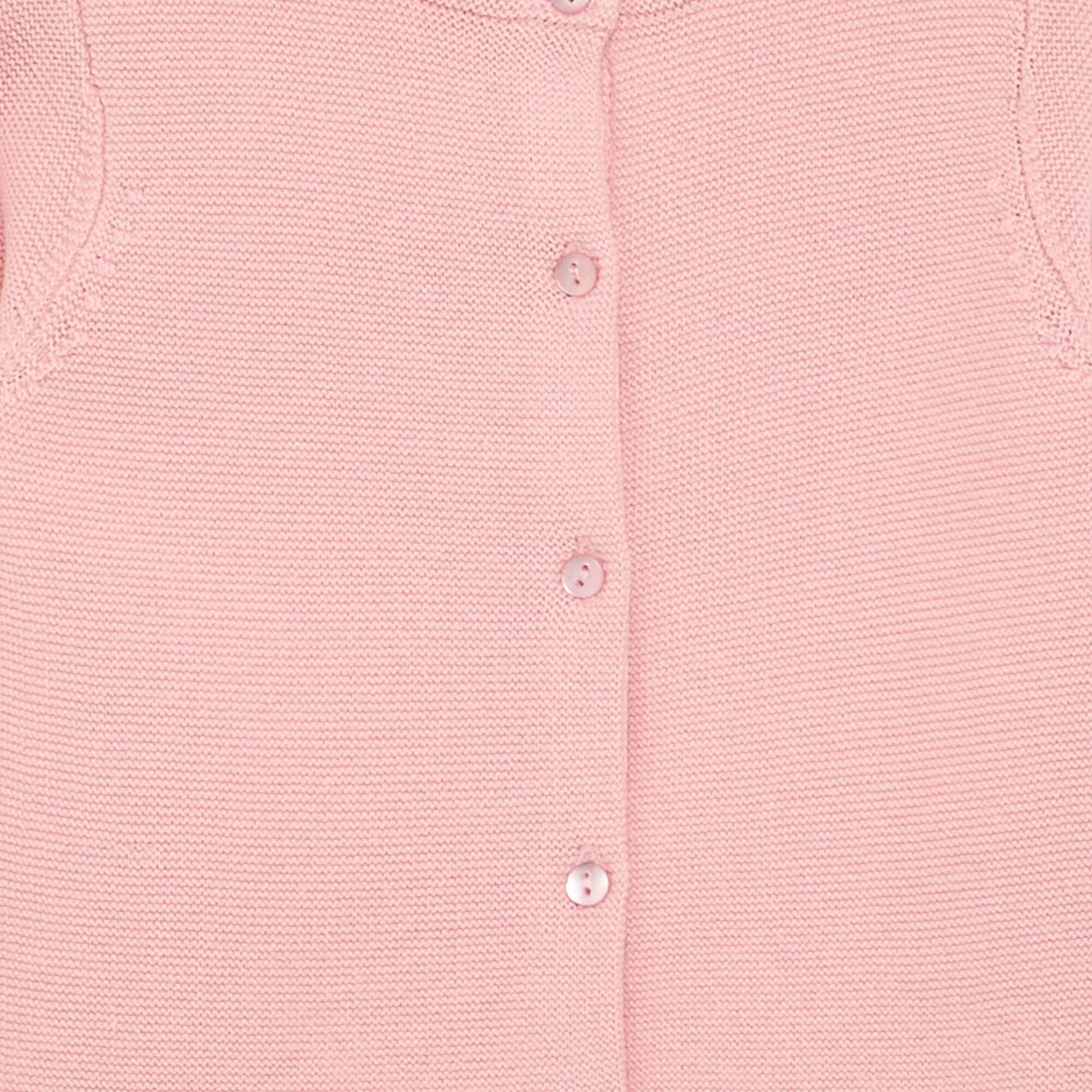 Plain Fine-Gauge Knit Cardigan PINK