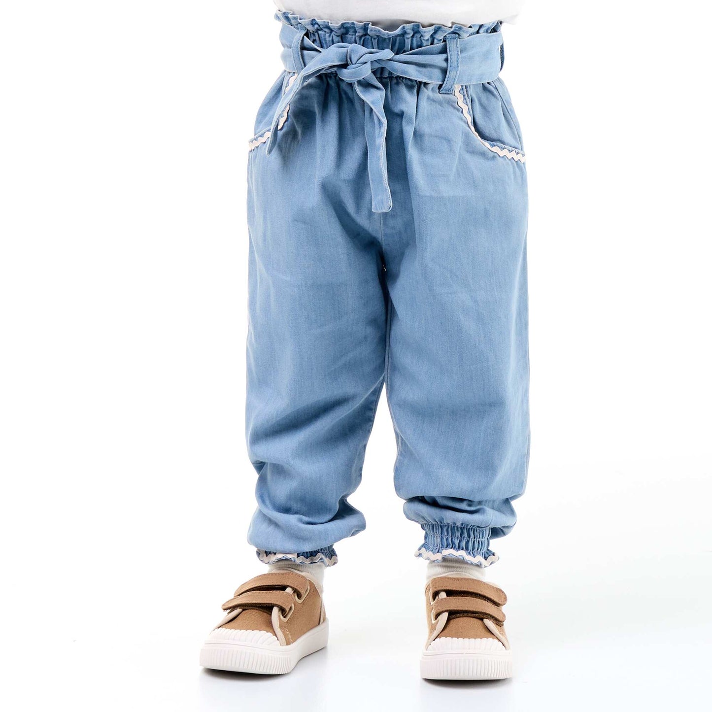 Lightweight denim pants BLUE