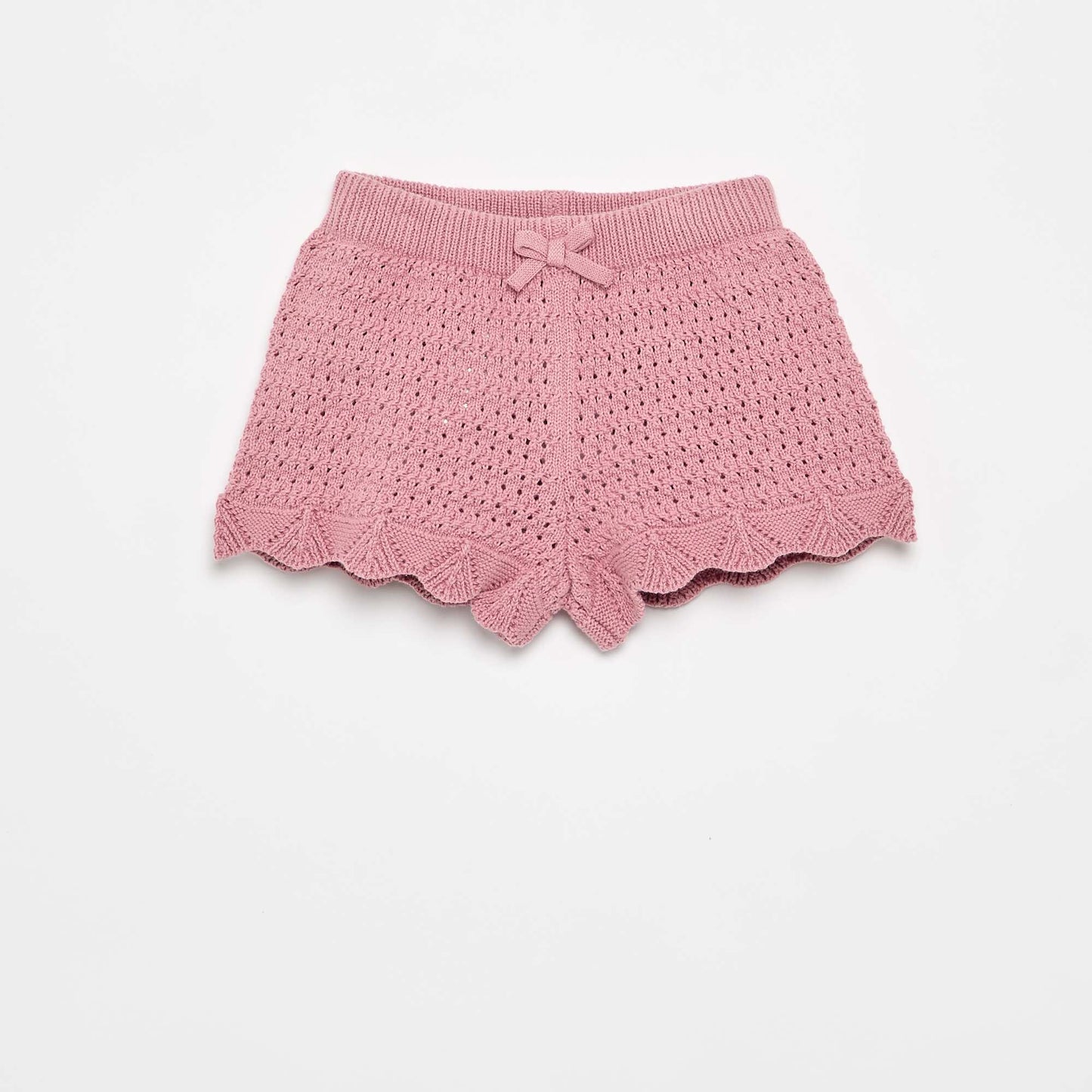 Plain Knit Shorts PINK
