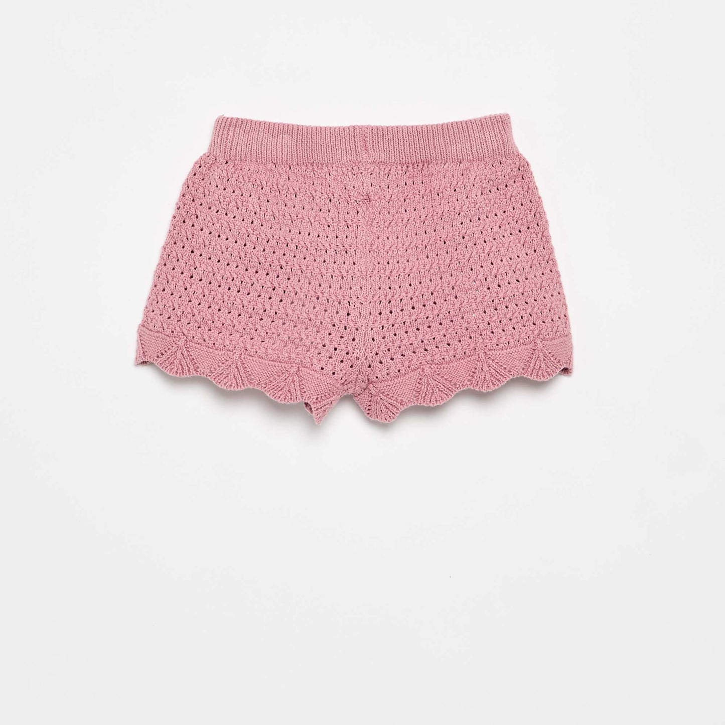 Plain Knit Shorts PINK