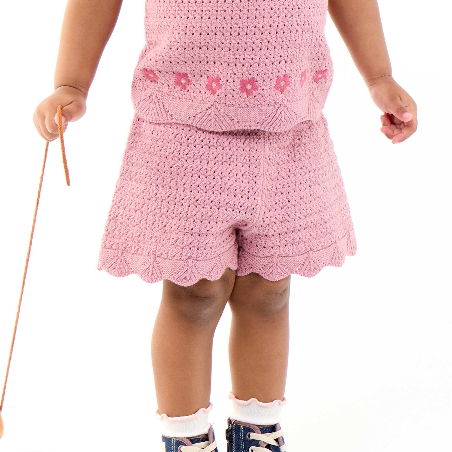 Plain Knit Shorts PINK