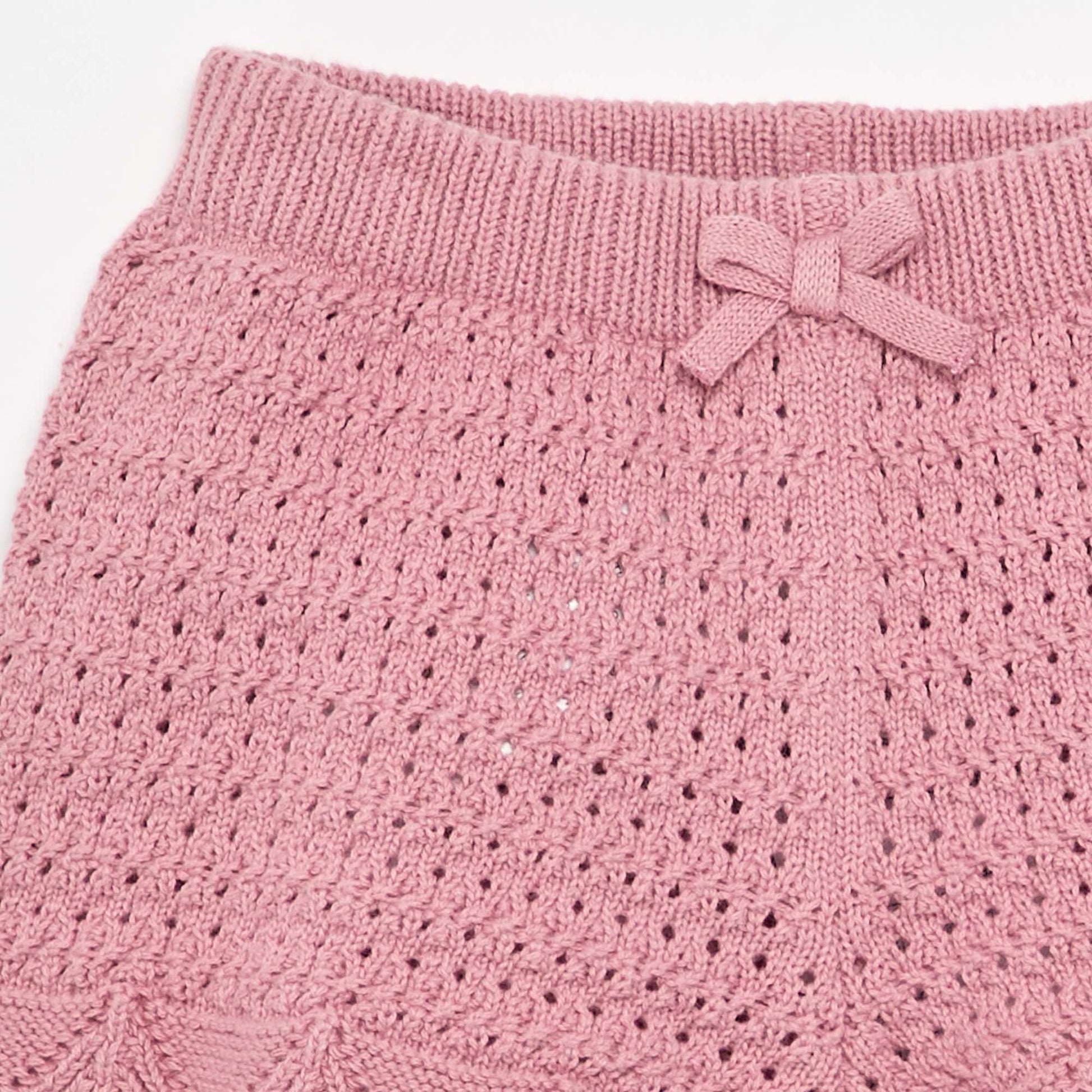 Plain Knit Shorts PINK