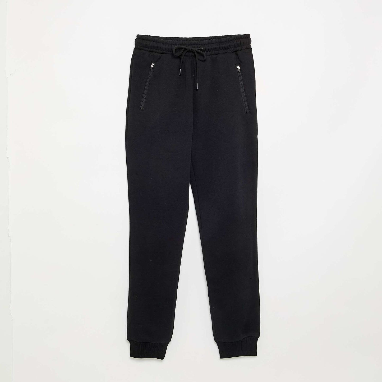 Plain basic joggers BLACK