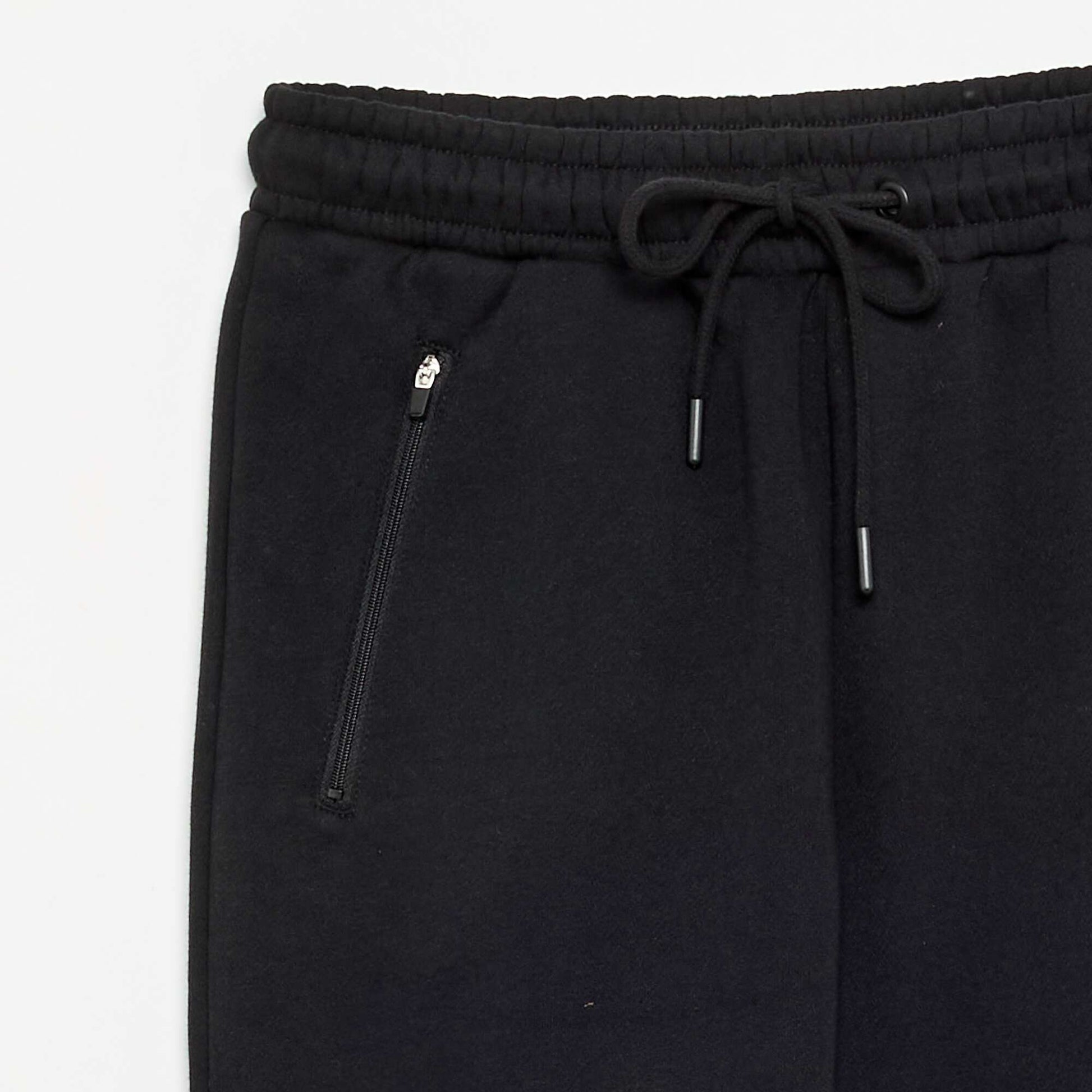 Plain basic joggers BLACK
