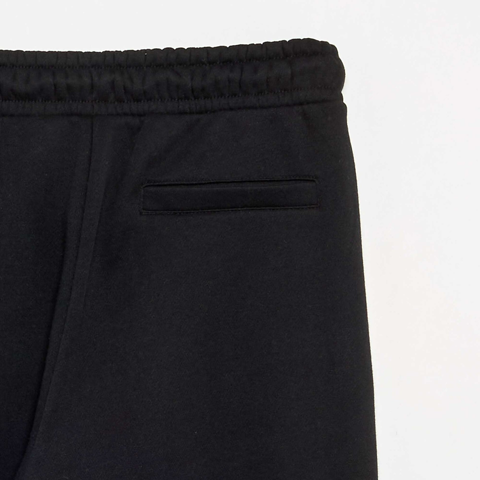 Plain basic joggers BLACK