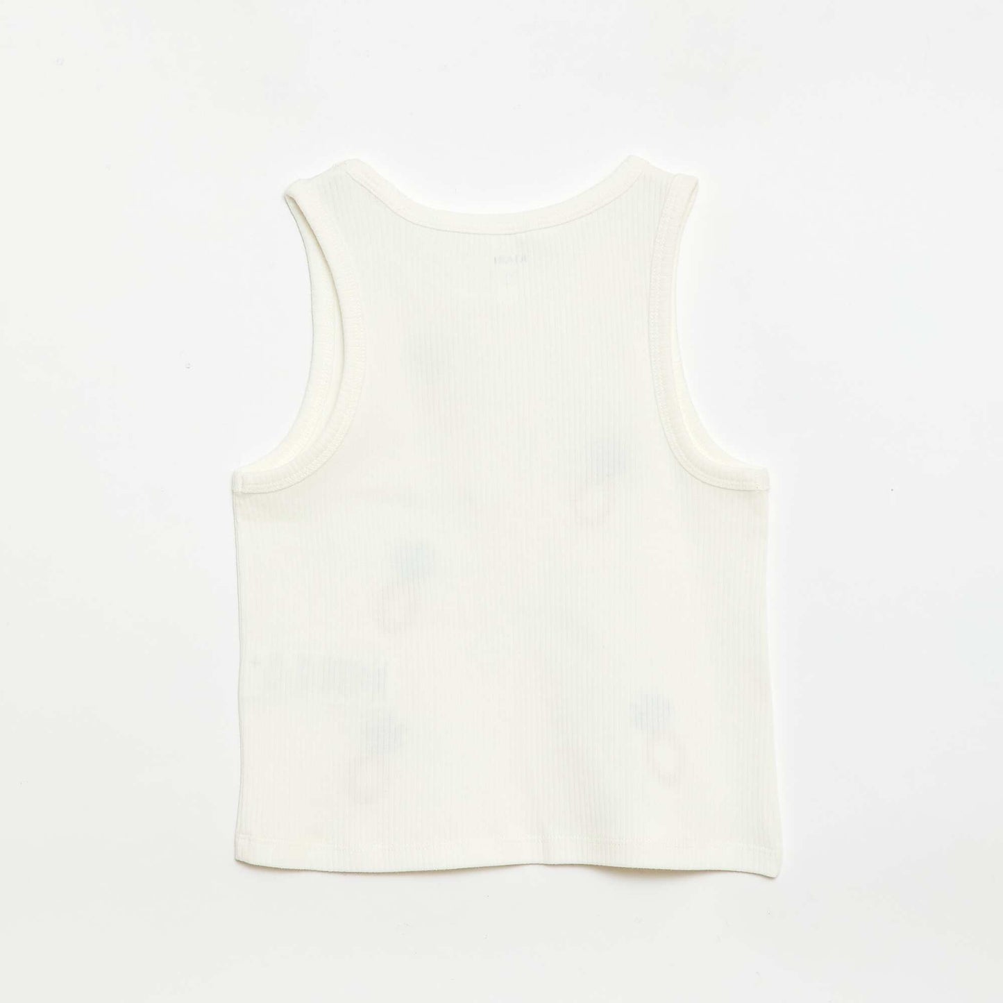 Tank top with fancy embroidery WHITE