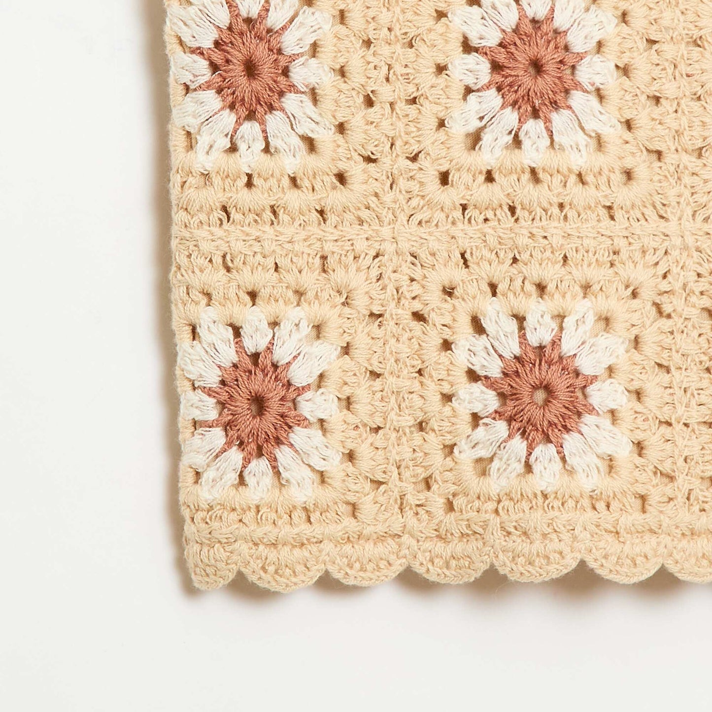 Crochet Tank Top BEIGE