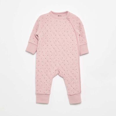 Warm Padded Sleepsuit PINK