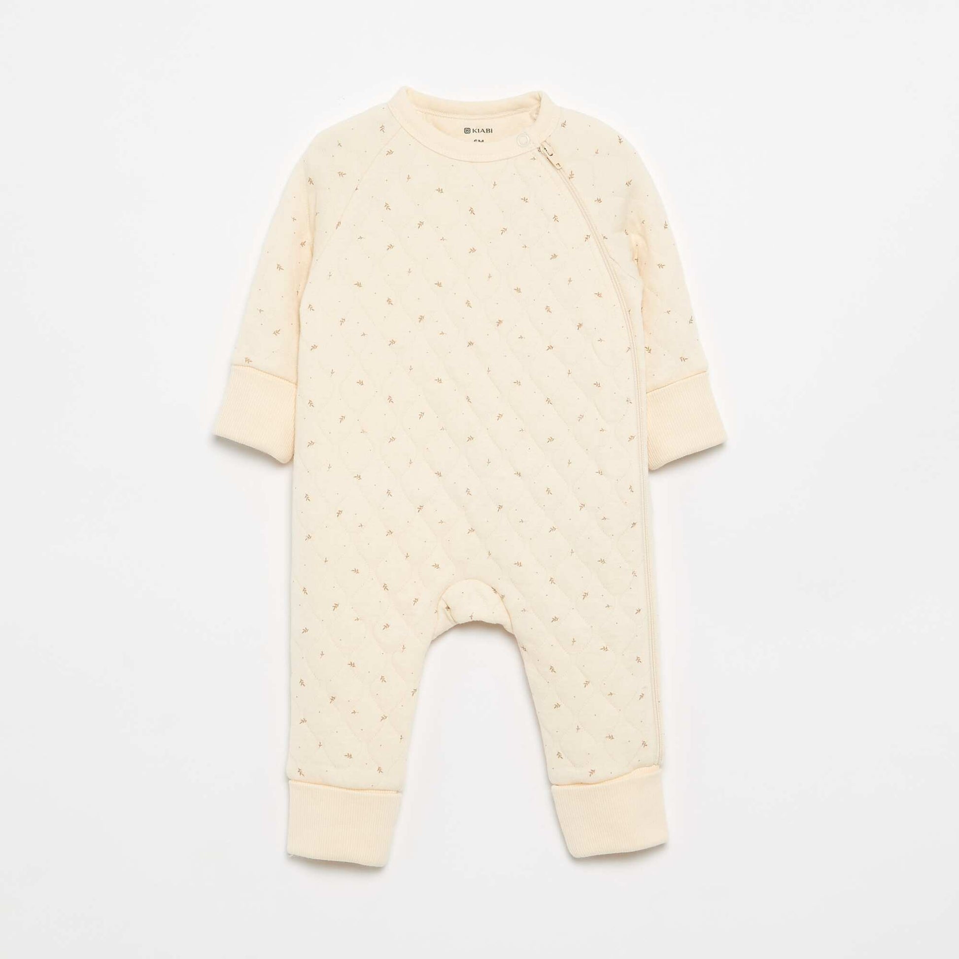 Warm Padded Sleepsuit WHITE