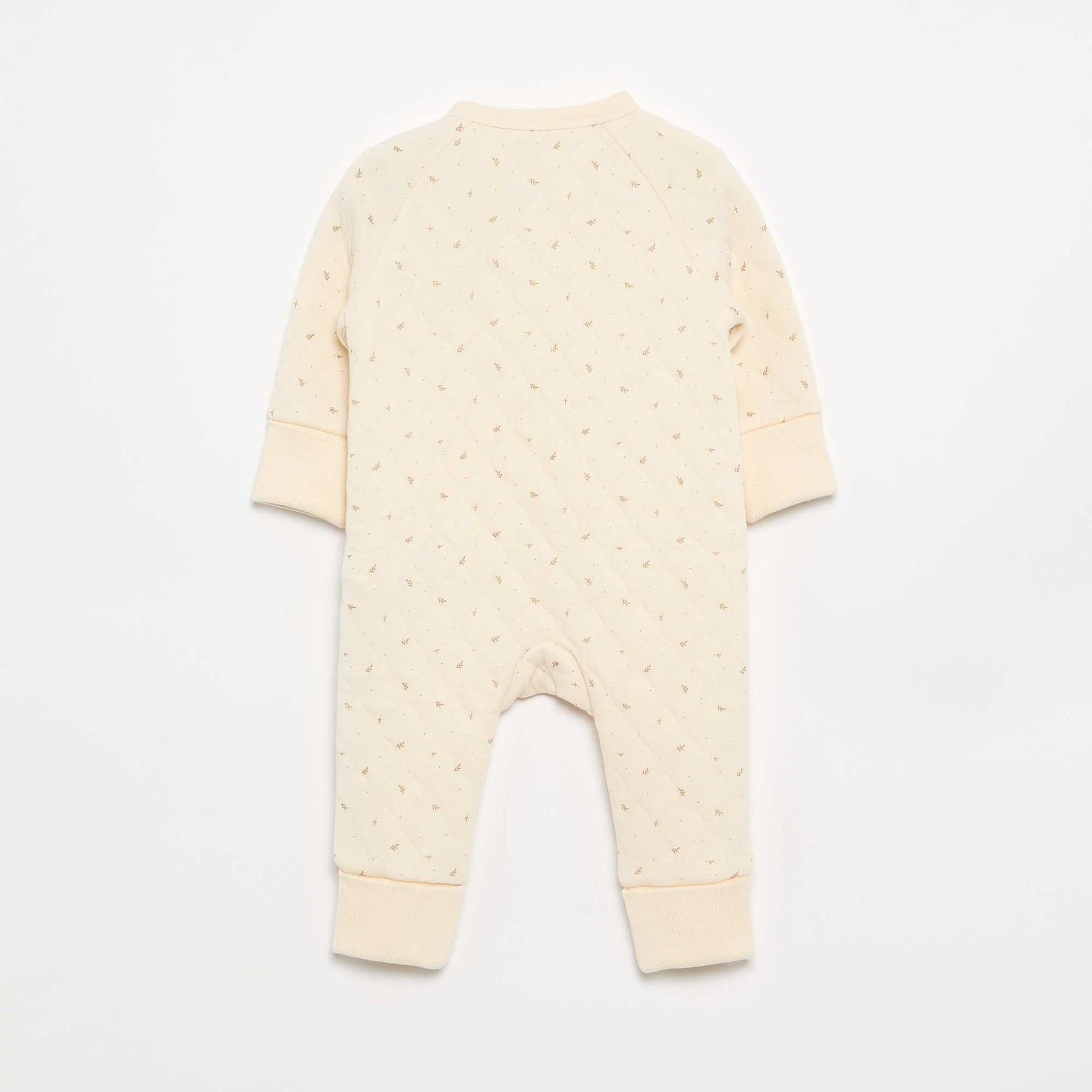 Warm Padded Sleepsuit WHITE