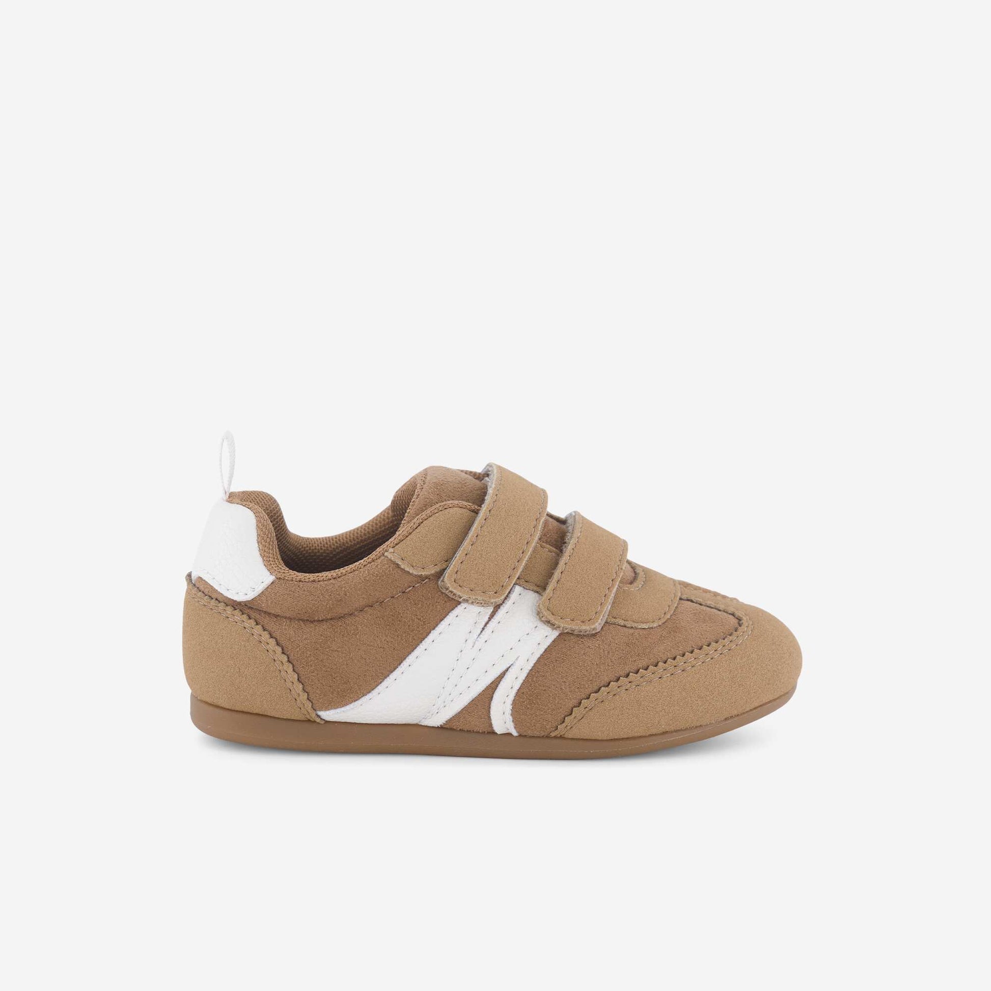 Two-tone Low-top Sneakers BEIGE